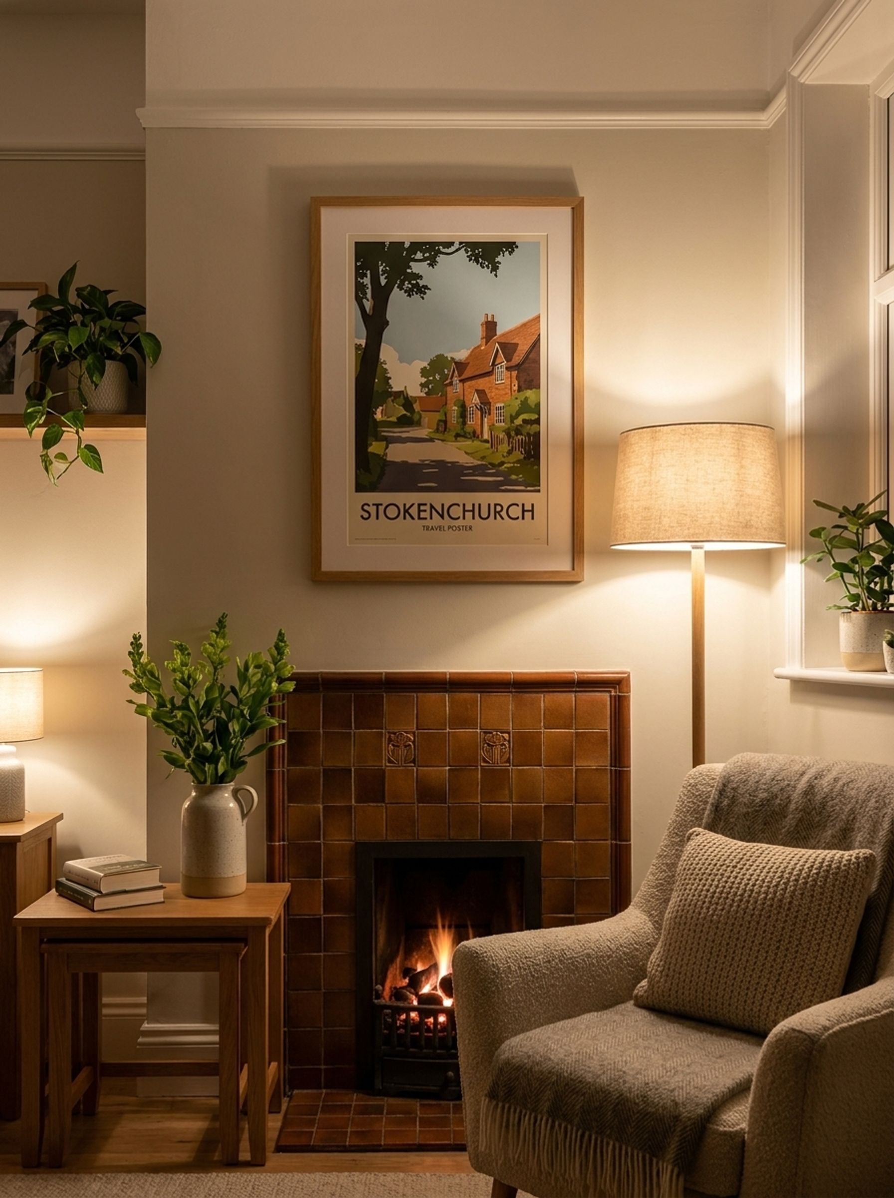 Stokenchurch Buckinghamshire United Kingdom Travel Poster - Lifestyle