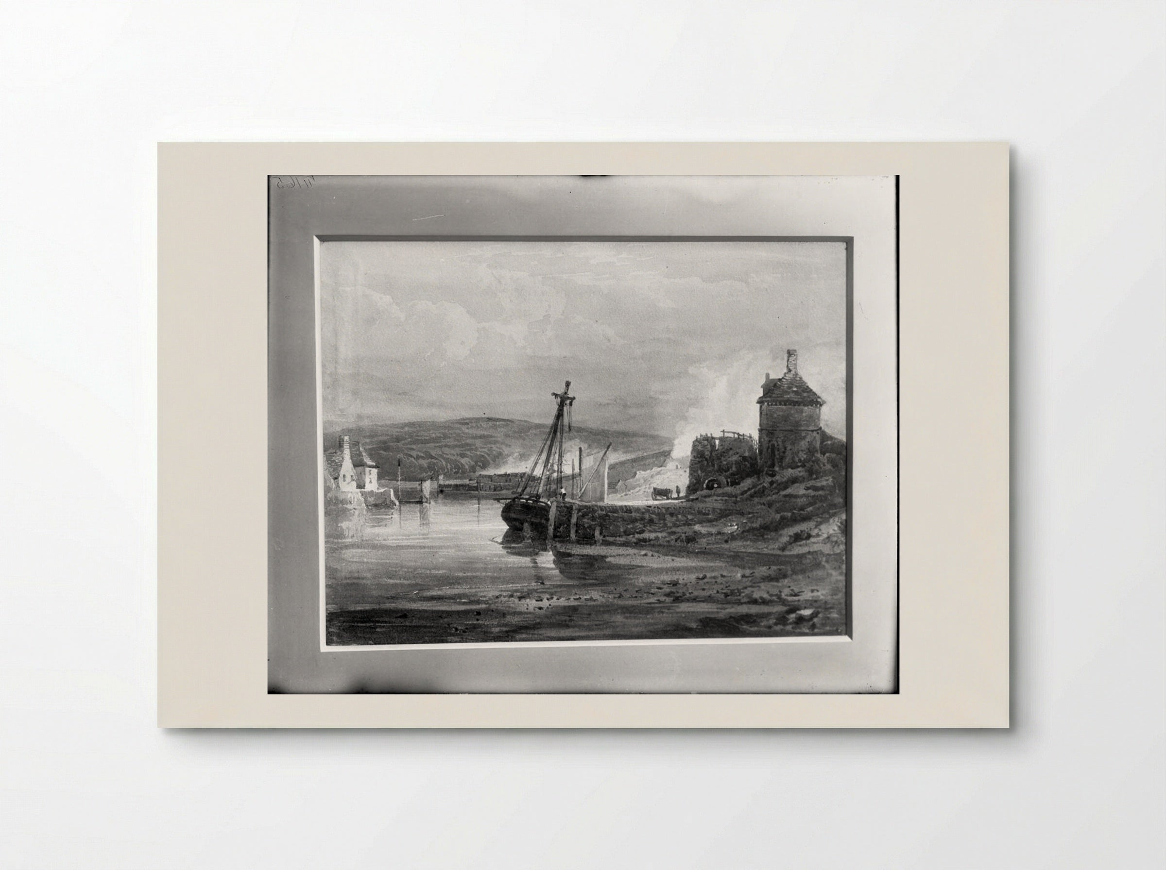 Stone House near Plymouth - Samuel Prout - Poster