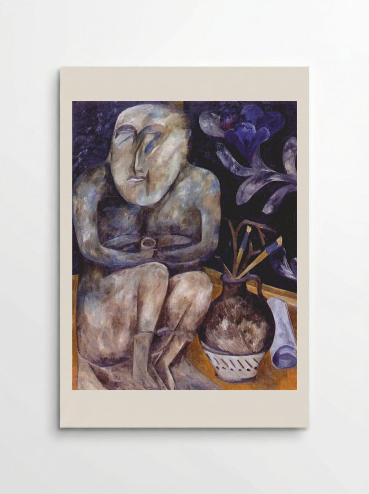 Stone Maiden (Still Life) - Natalia Goncharova - Poster