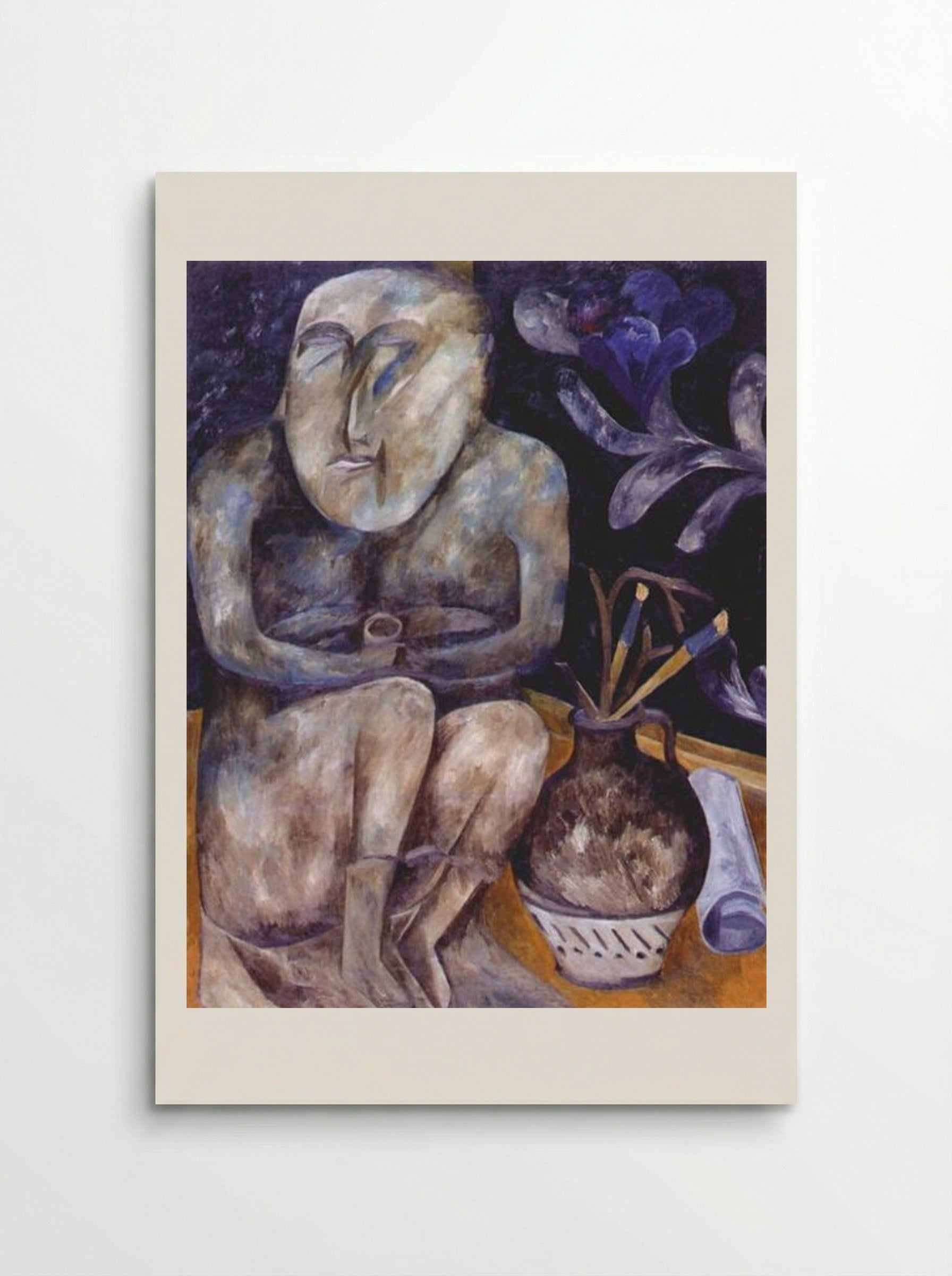 Stone Maiden (Still Life) - Natalia Goncharova - Poster