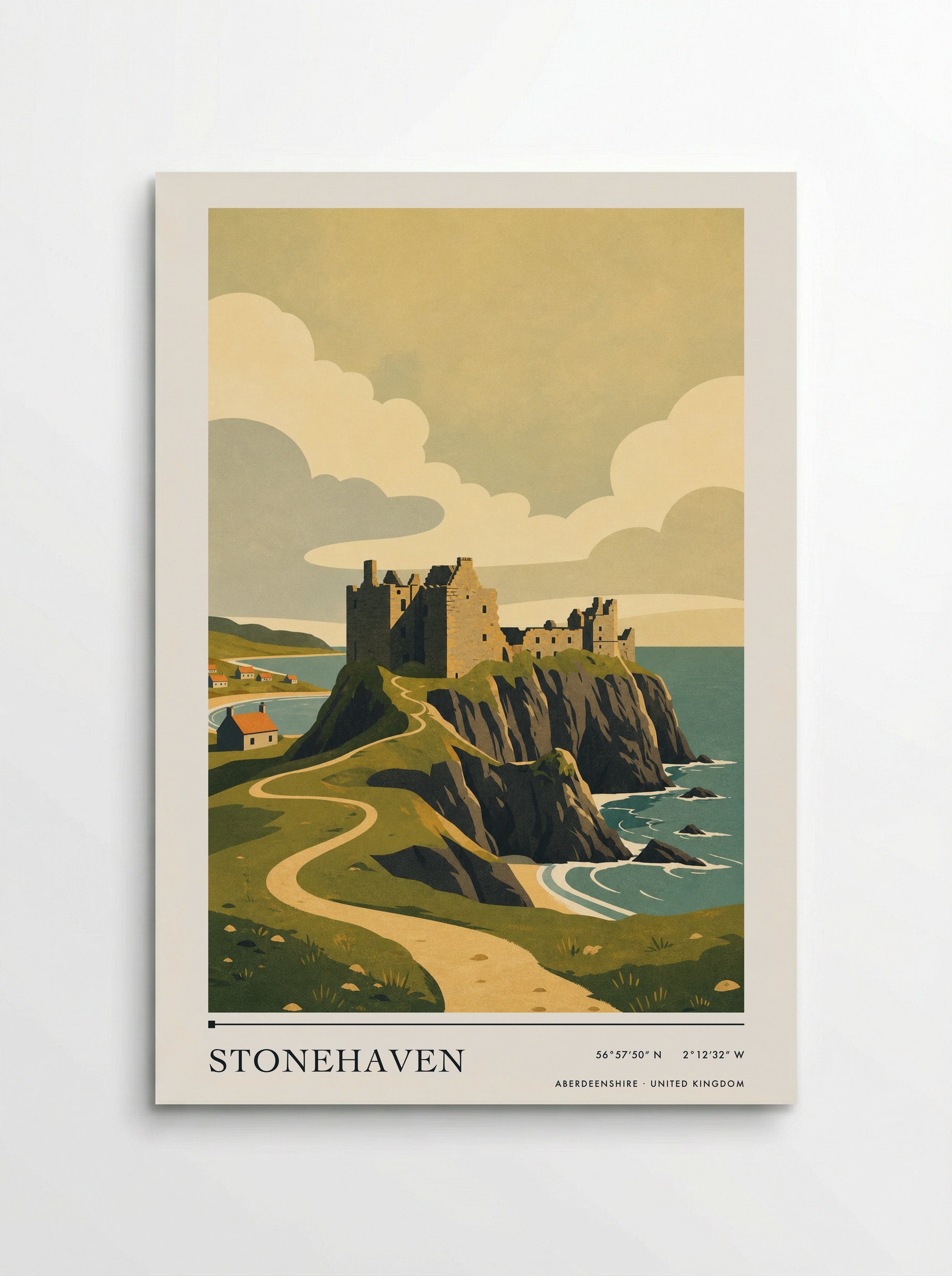 Stonehaven Aberdeenshire United Kingdom Travel Poster - Poster