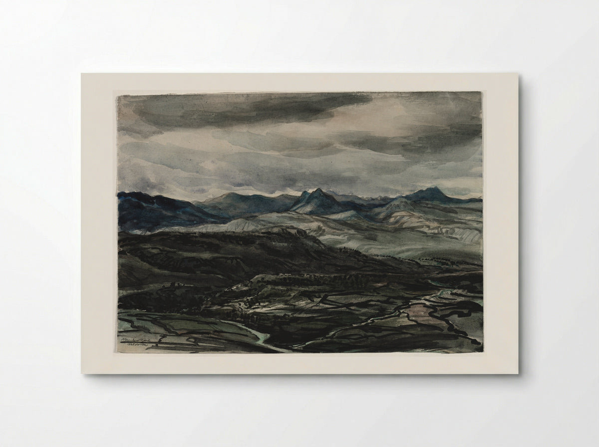 Storm Weather, Ronda, Spain - Muirhead Bone - Poster
