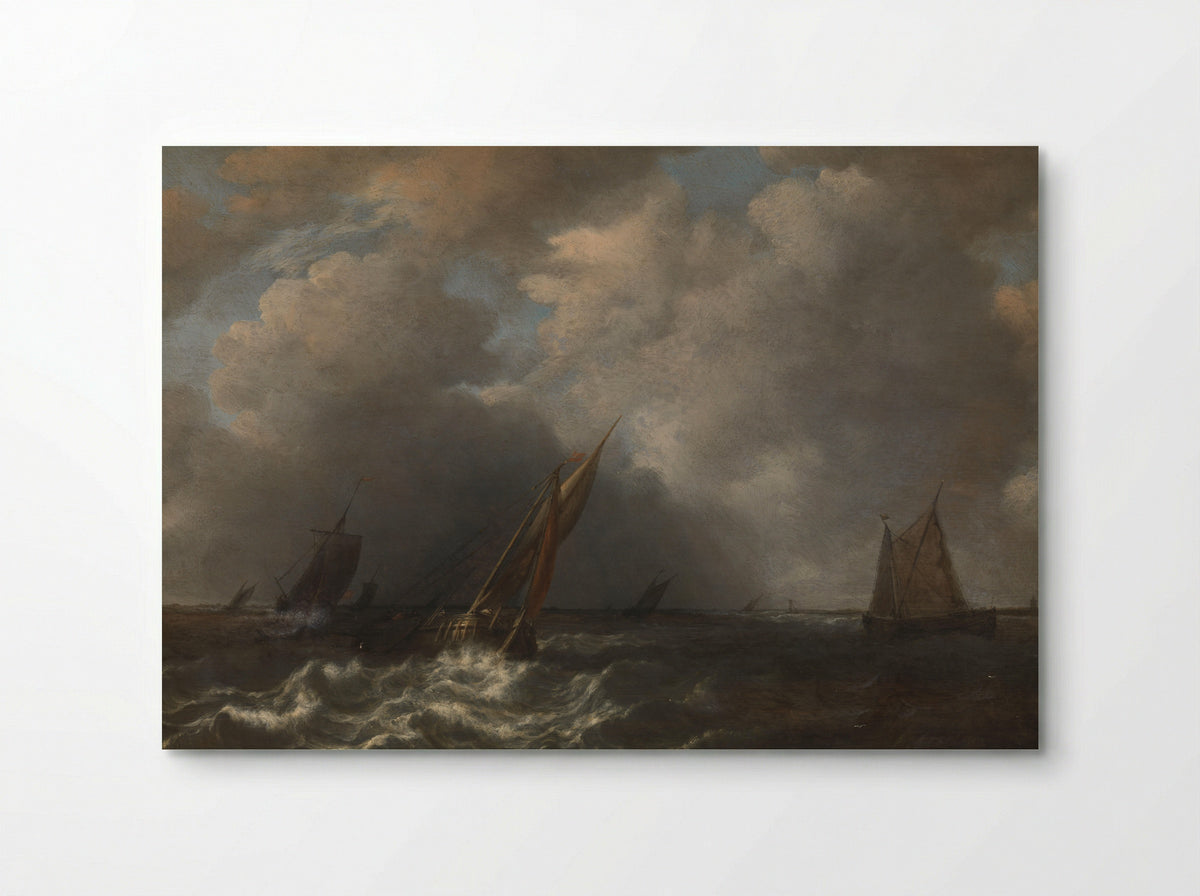 Storm op de Maas - Hendrick Martensz Sorgh - Poster
