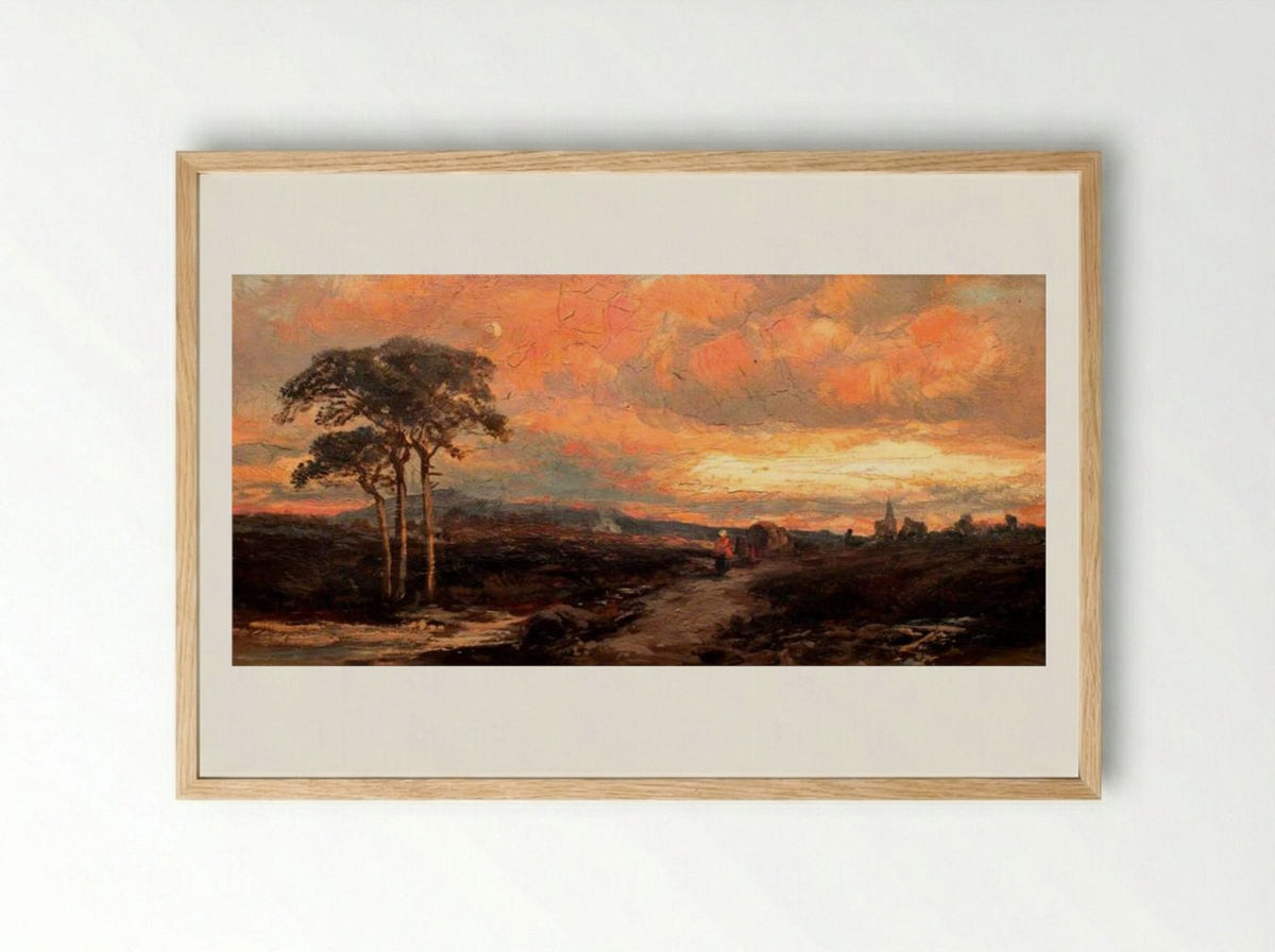 Storm - James Ward - Framed Print Wood
