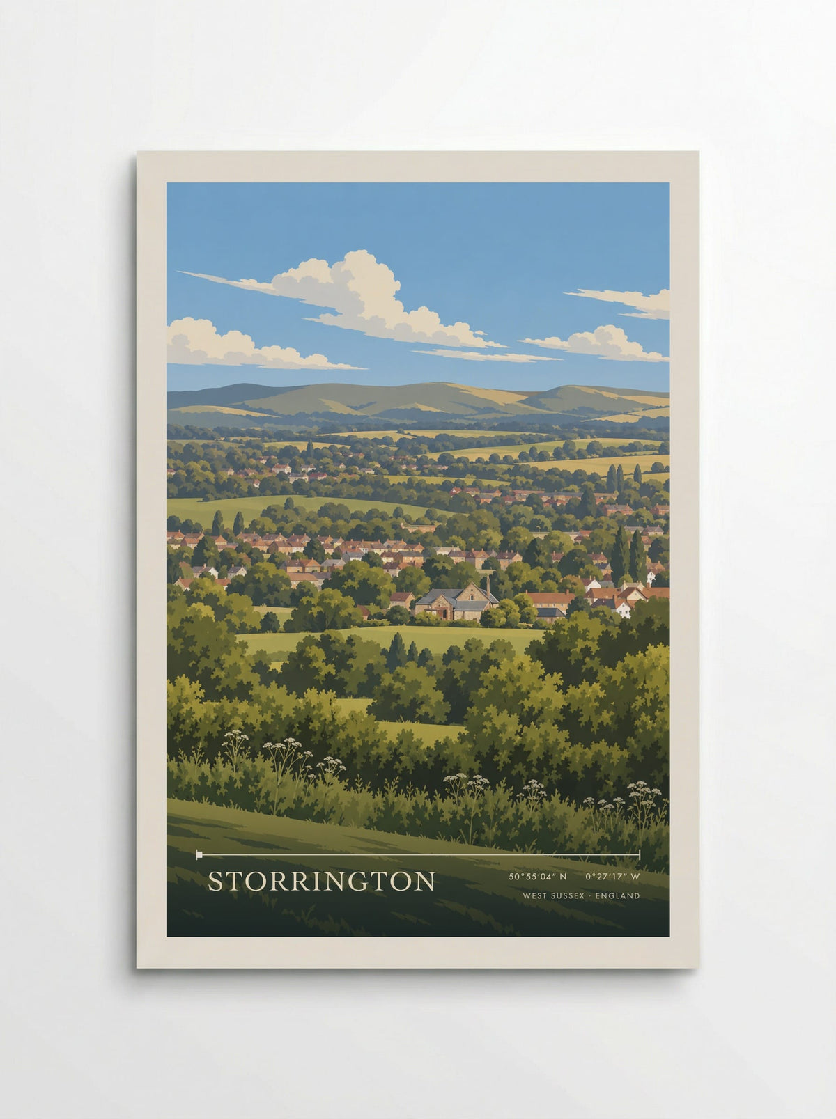 Storrington, West Sussex | Travel Poster - Poster