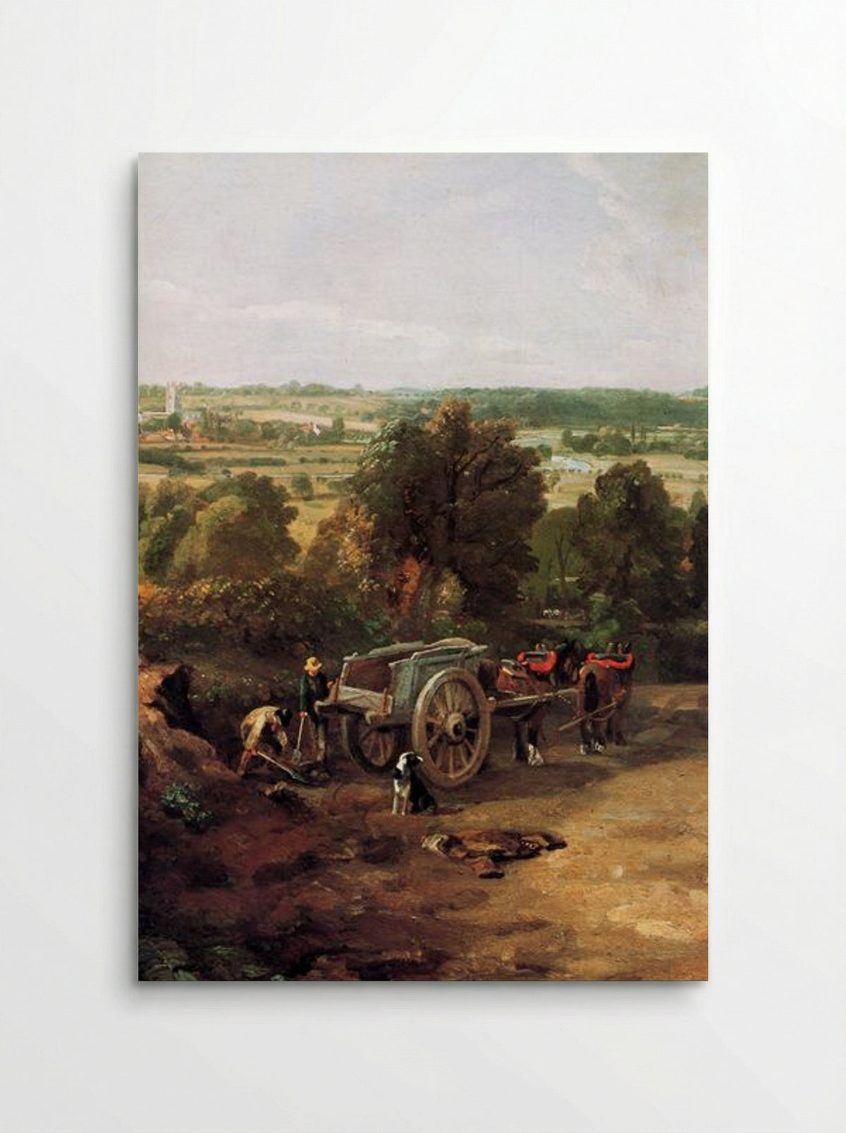 Stour Valley and Dedham Village - John Constable - Poster