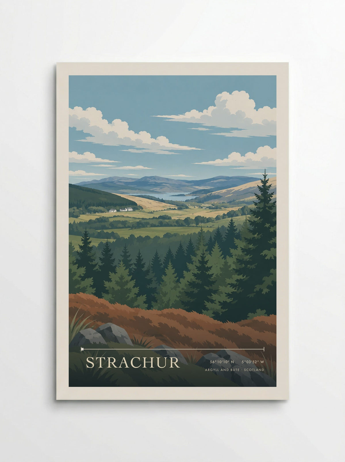 Strachur, Argyll and Bute | Travel Poster - Poster