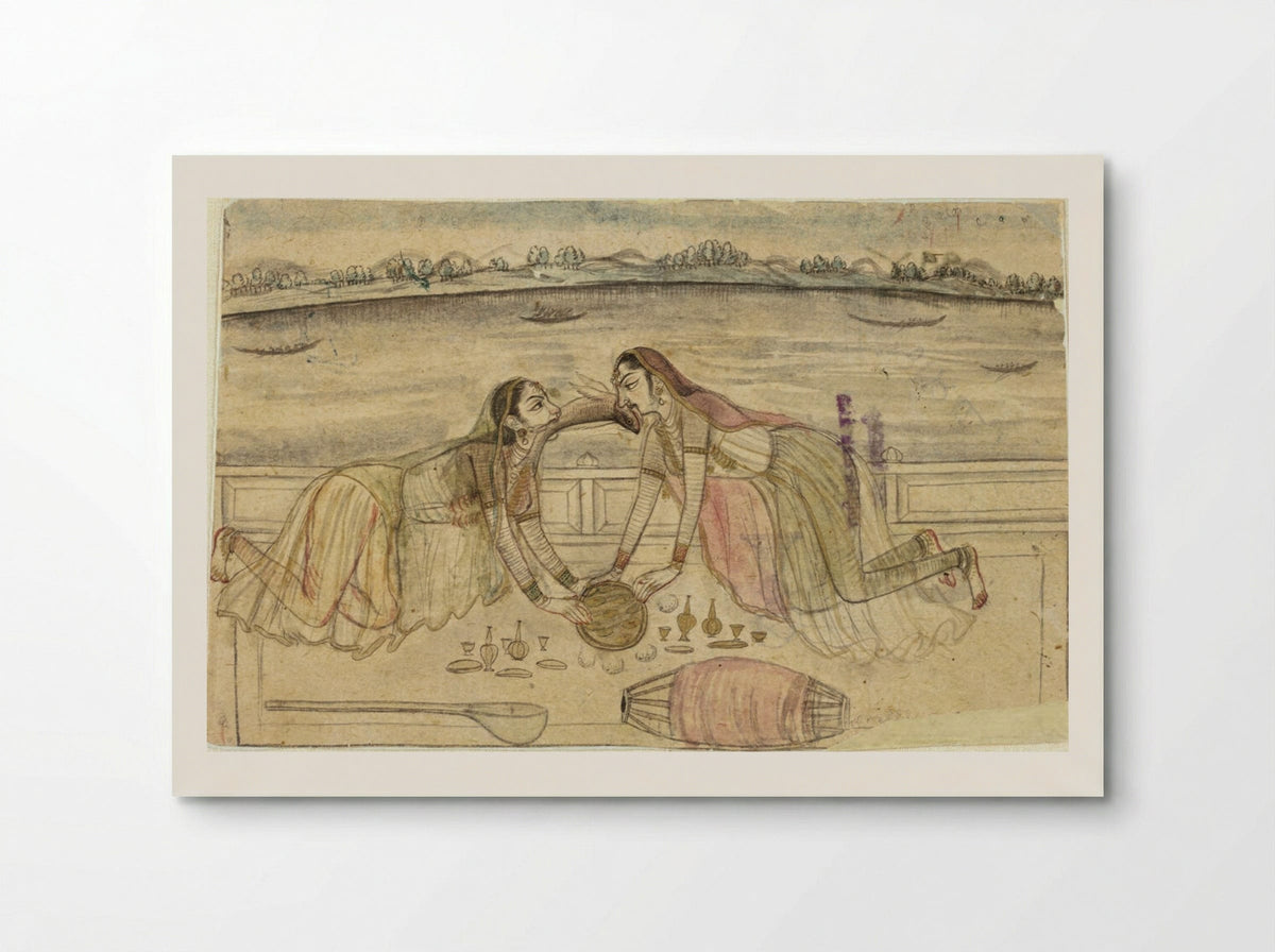 Strange Happenings on a Terrace - Nihal Chand - Poster