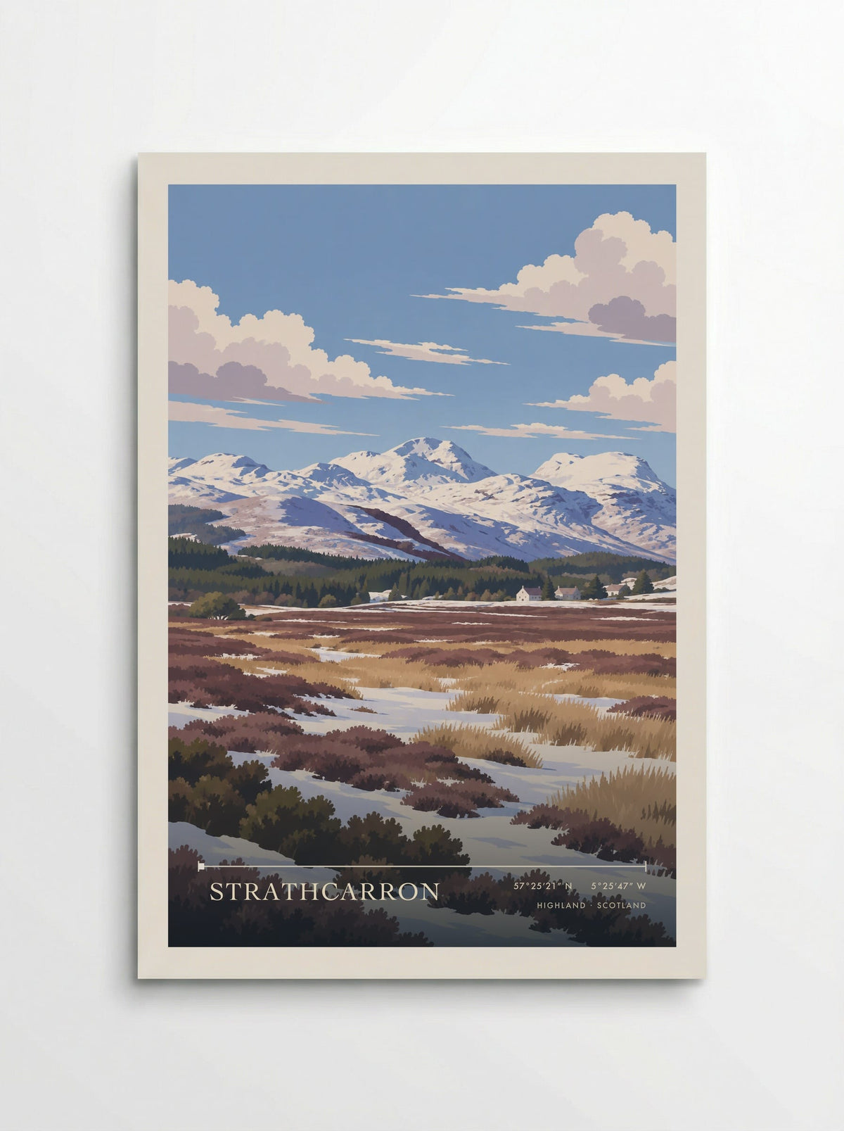 Strathcarron, Highland | Travel Poster - Poster