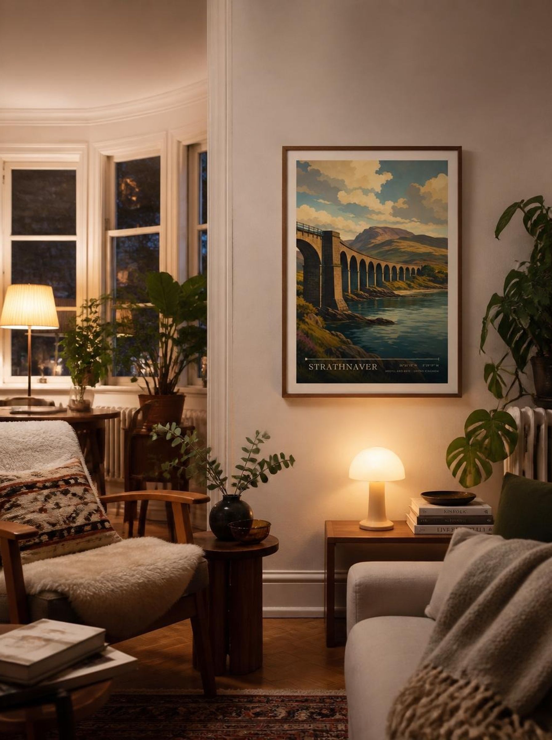 Strathnaver Argyll and Bute United Kingdom Travel Poster - Lifestyle