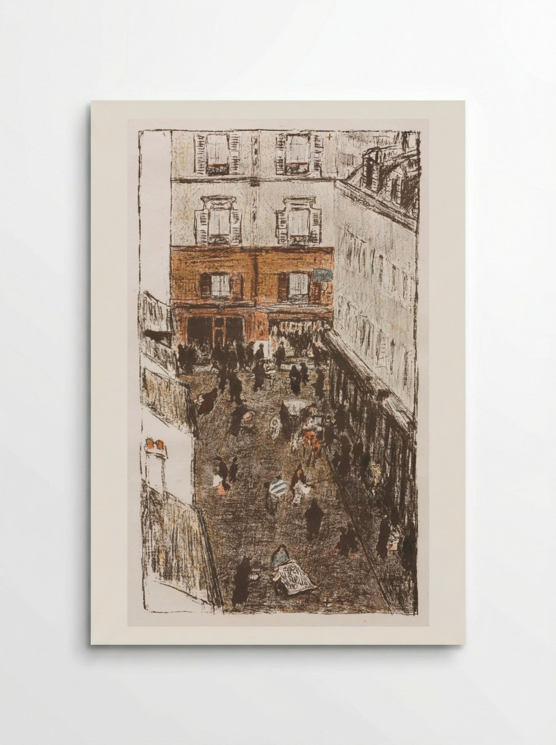 Street Corner seen from Above - Pierre Bonnard - Poster
