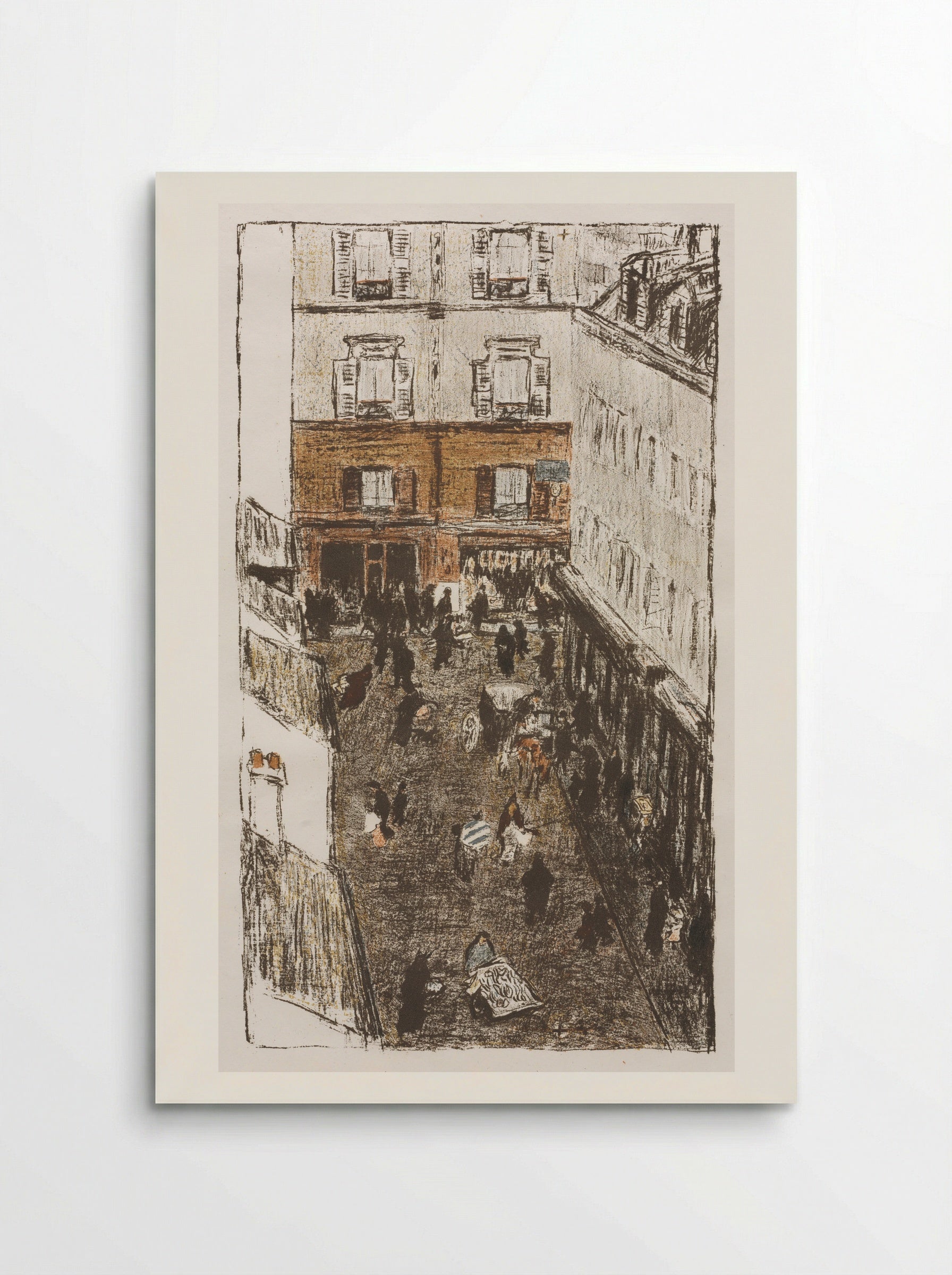 Street Corner seen from Above - Pierre Bonnard - Poster