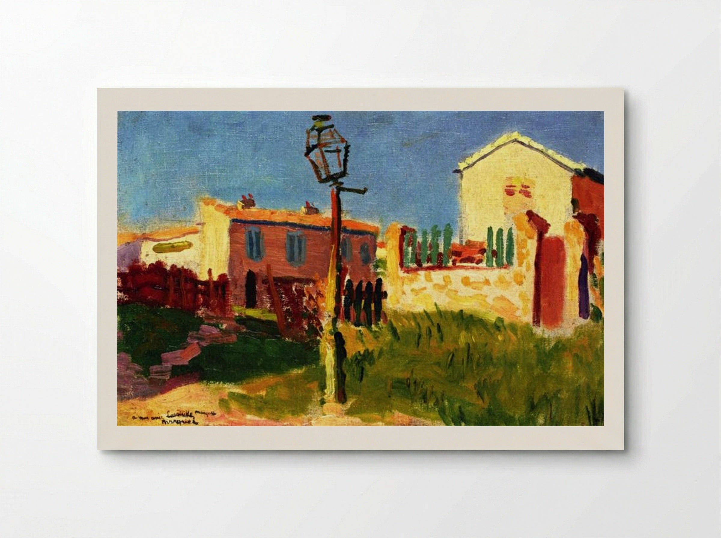 Street Lamp, Arcueil - Albert Marquet - Poster