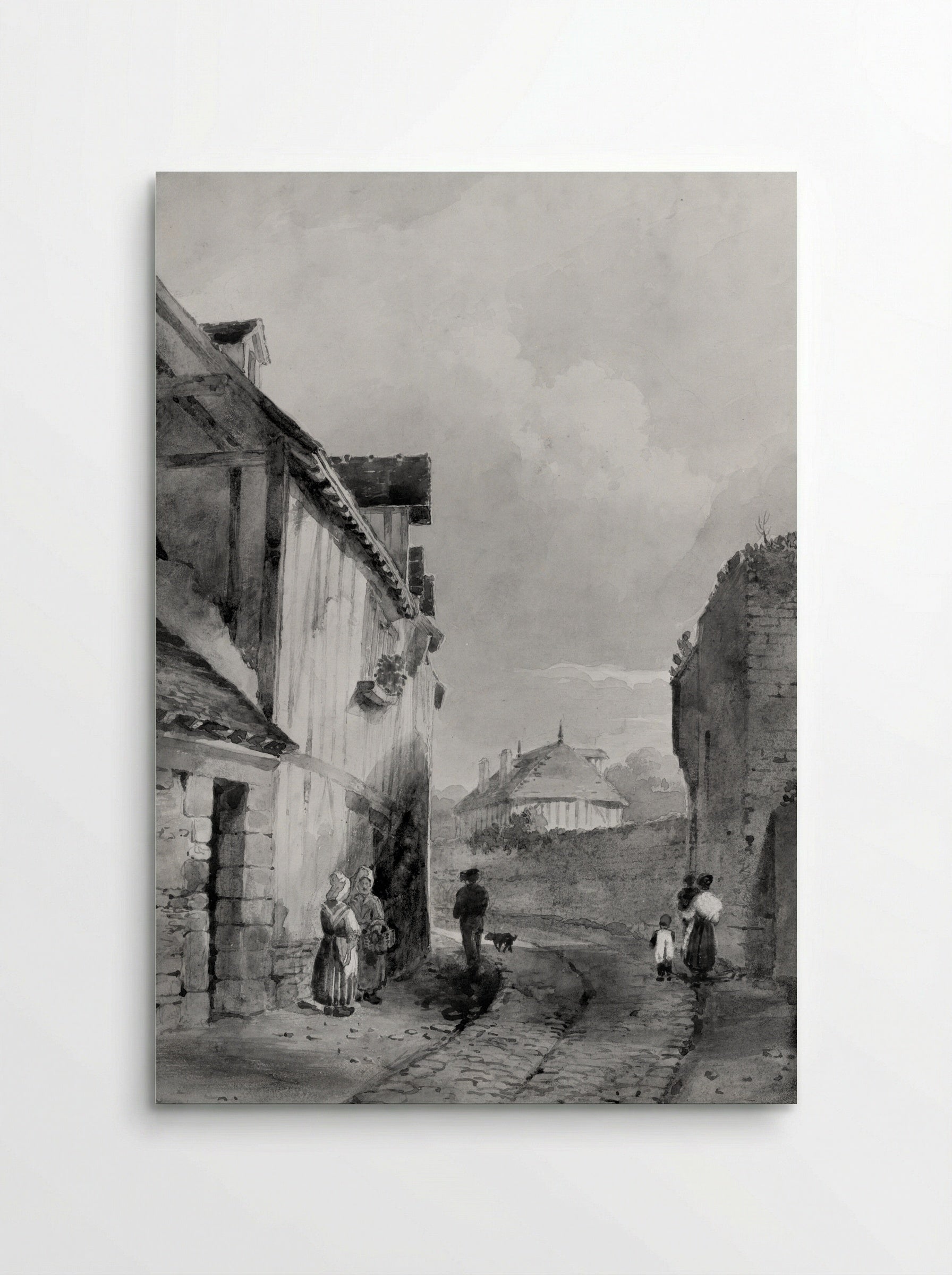 Street Scene, Rouen - Samuel Prout - Poster
