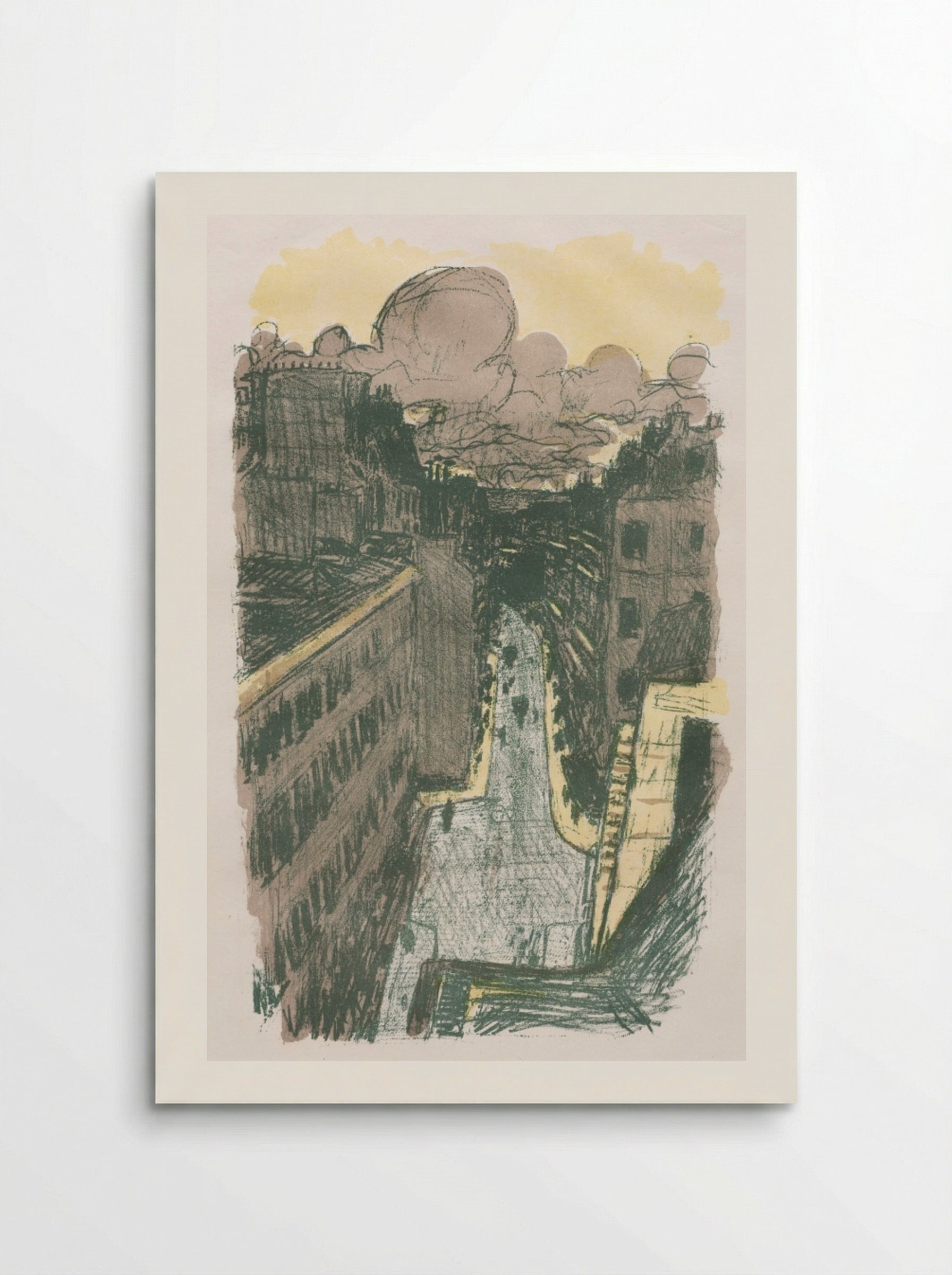Street Scene from Above - Pierre Bonnard - Poster