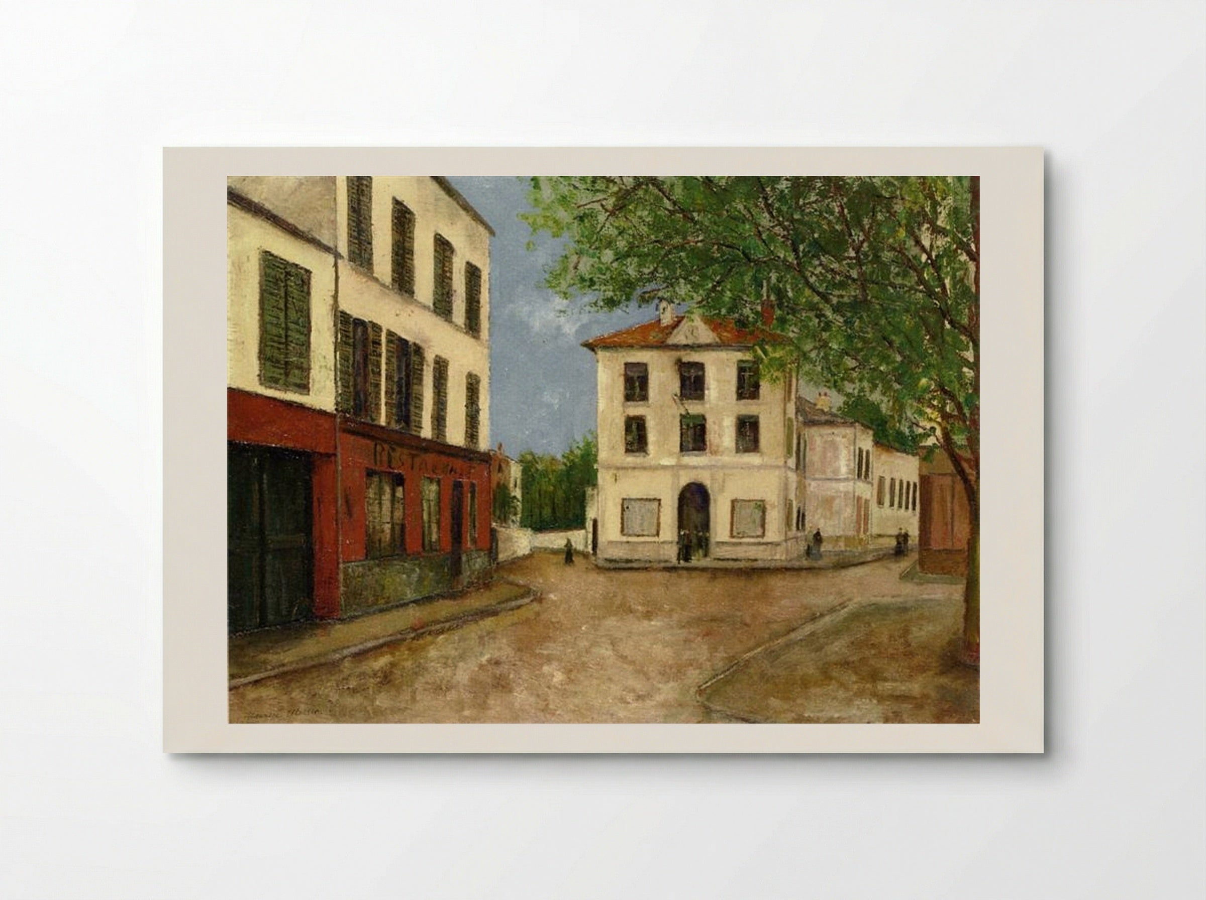 Street in Nanterre - Maurice Utrillo - Poster