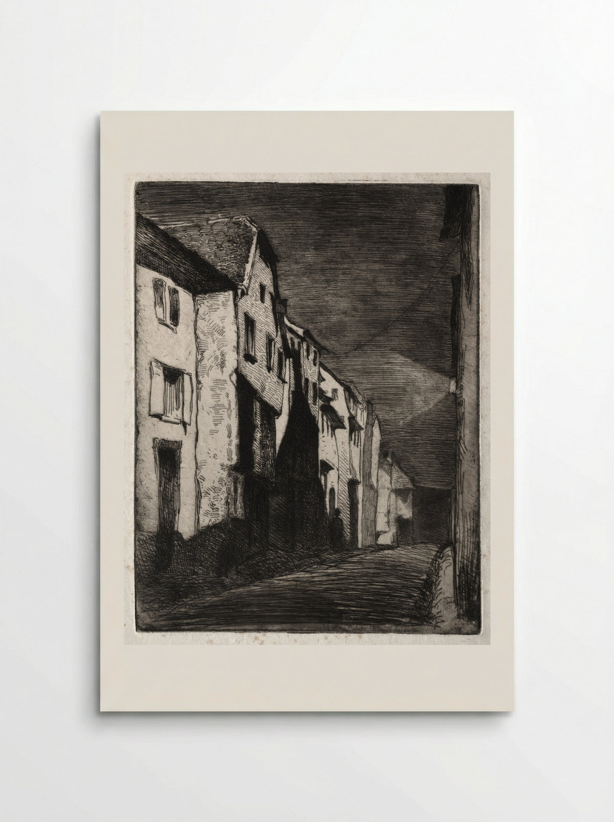 Street in Saverne - James McNeill Whistler - Poster