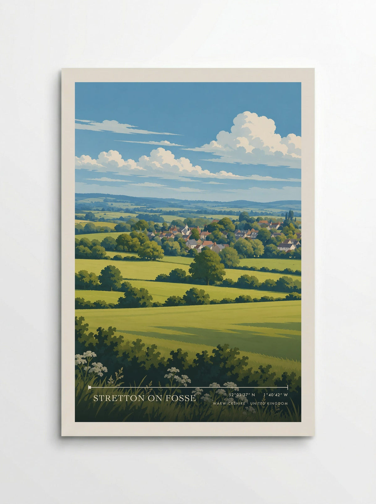 Stretton on Fosse, Warwickshire | Travel Poster - Poster