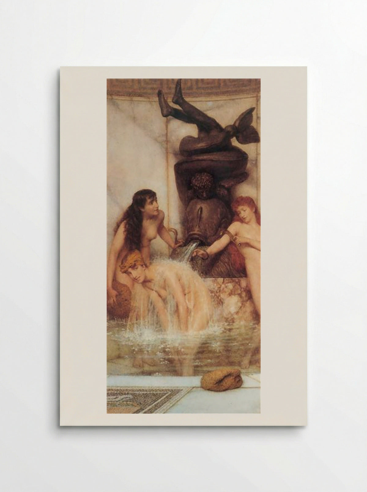 Strigils and Sponges - Sir Lawrence Alma-Tadema - Poster