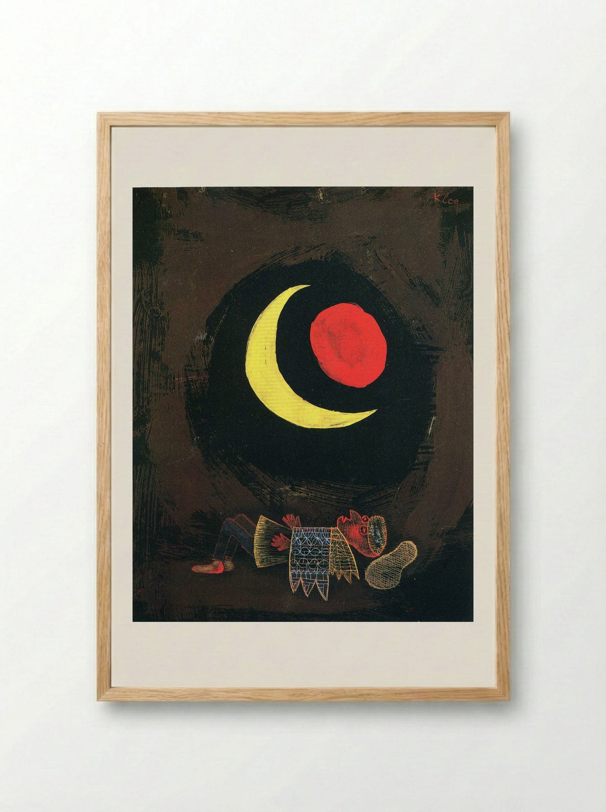 Strong Dream - Paul Klee - Framed Print Wood