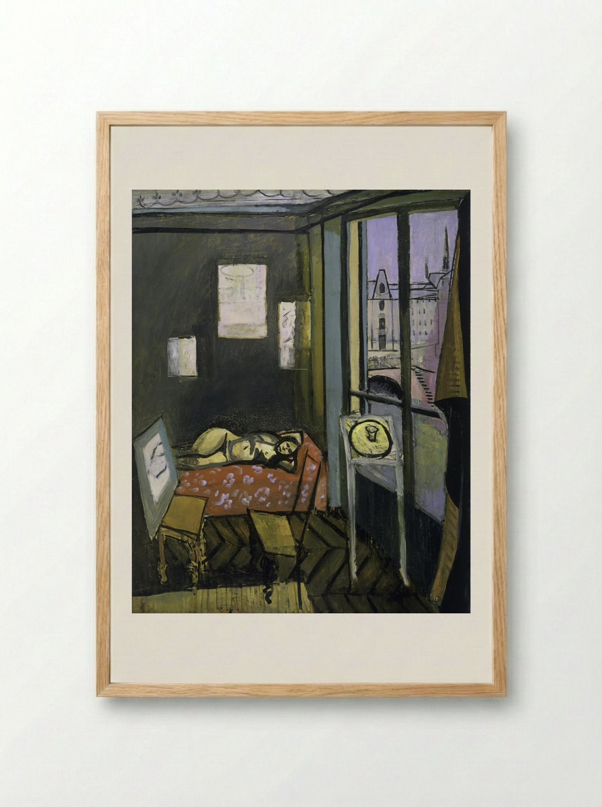 Studio, Quay of Saint-Michel - Henri Matisse - Framed Print Wood