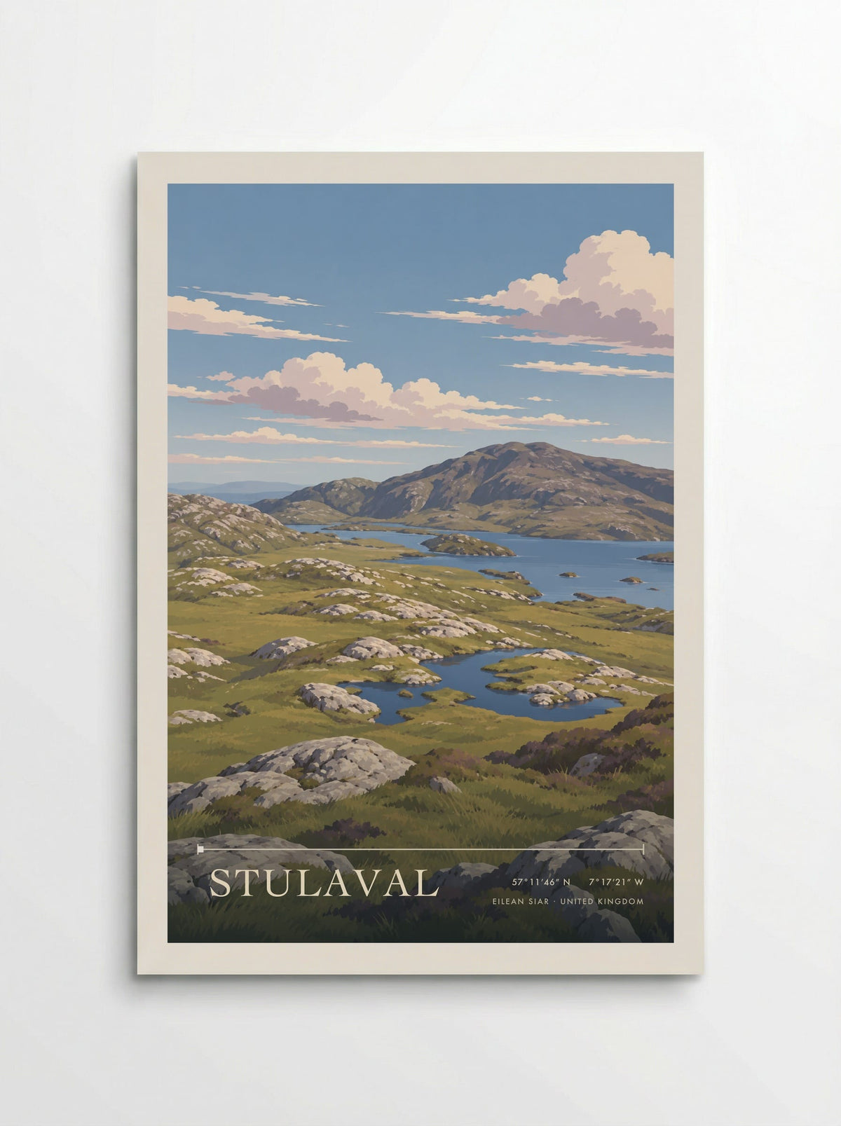 Stulaval, Eilean Siar | Travel Poster - Poster