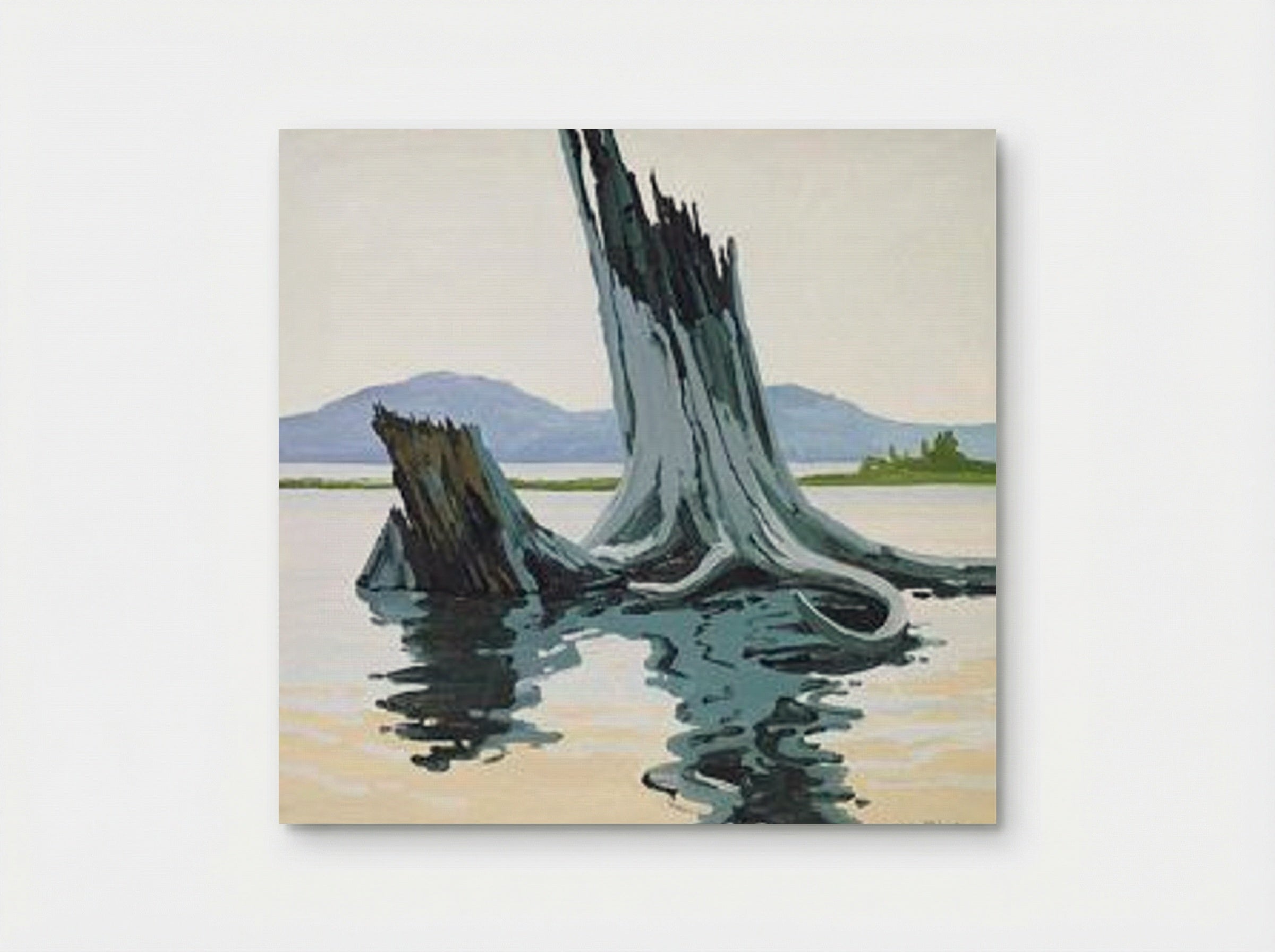 Stumps and Allagash - Neil Welliver - Poster