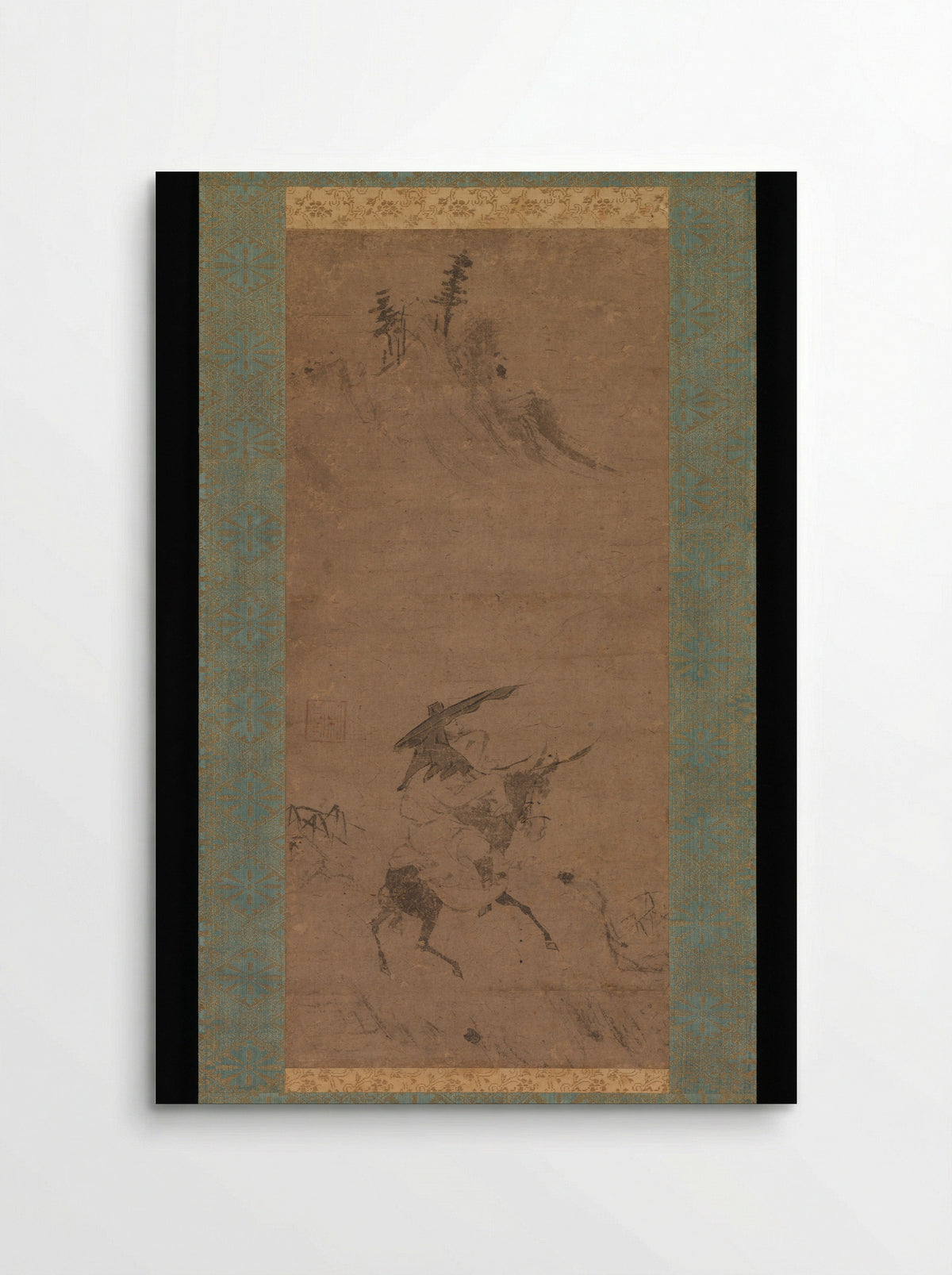 Su Shi Riding a Donkey - Bokudō Sojun - Poster