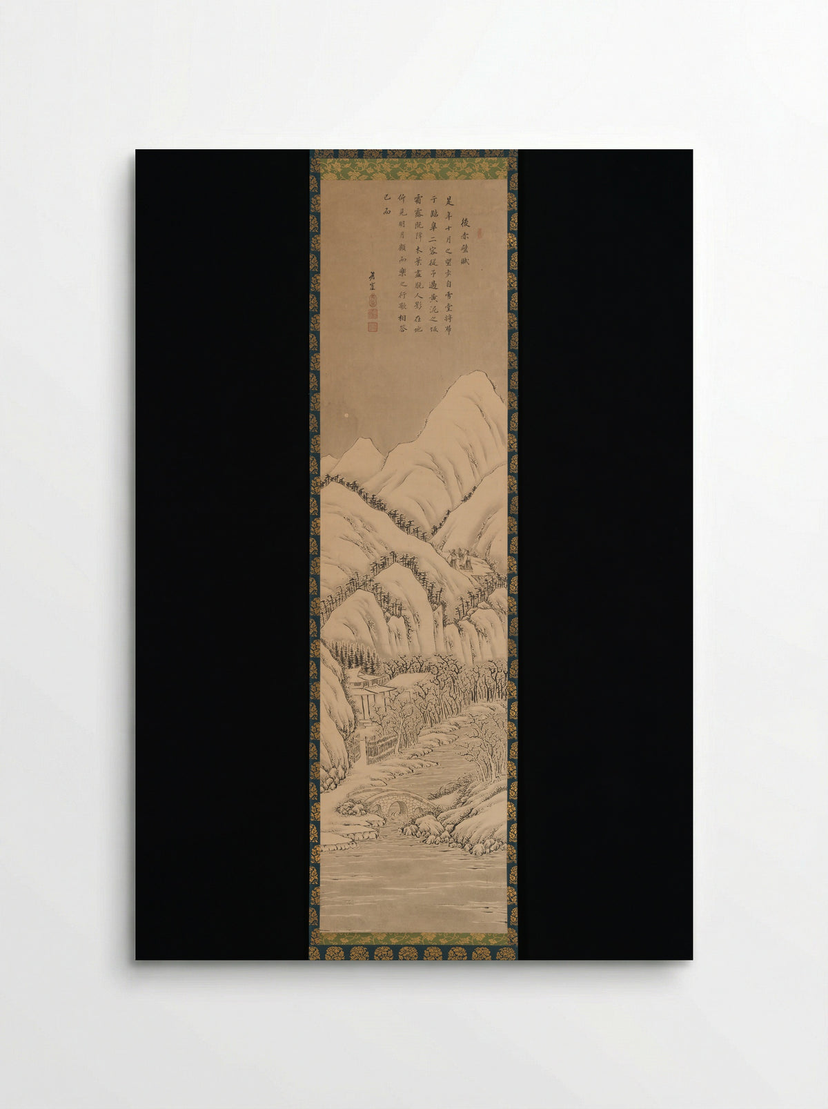 Su Shi's Ode to His Second Visit to the Red Cliff - Kano Hōgai - Poster