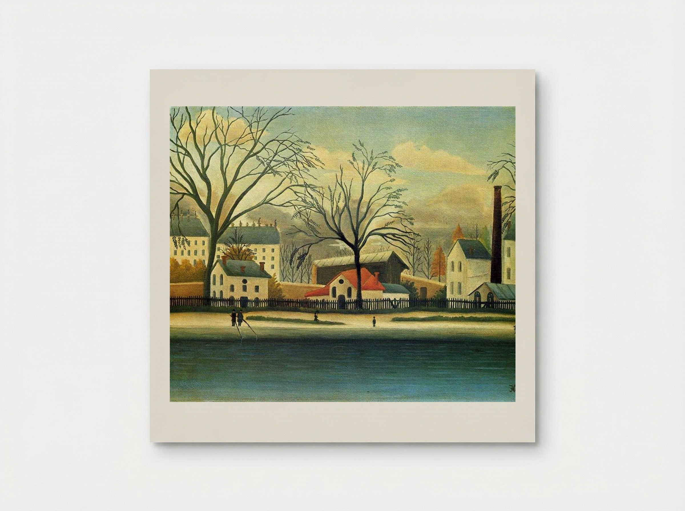 Suburban Scene - Henri Rousseau - Poster