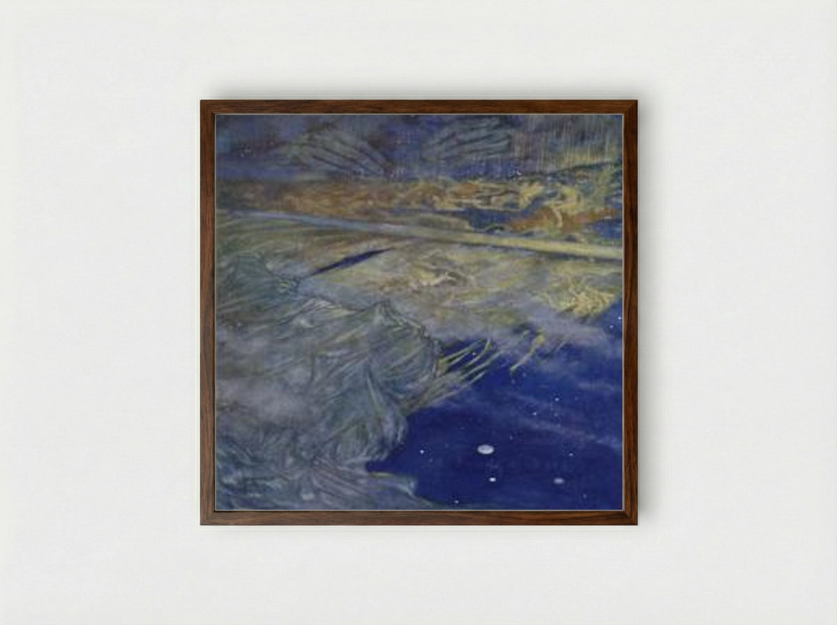 Such Stuff as Dreams are Made on (from The Tempest) - William Blake - Framed Print Dark Wood