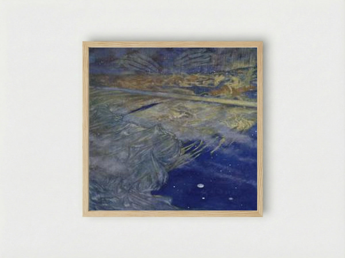 Such Stuff as Dreams are Made on (from The Tempest) - William Blake - Framed Print Wood