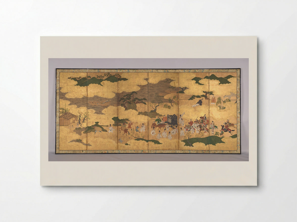Sugawara no Michizane Being Exiled to Dazaifu - Solis Prints - Poster