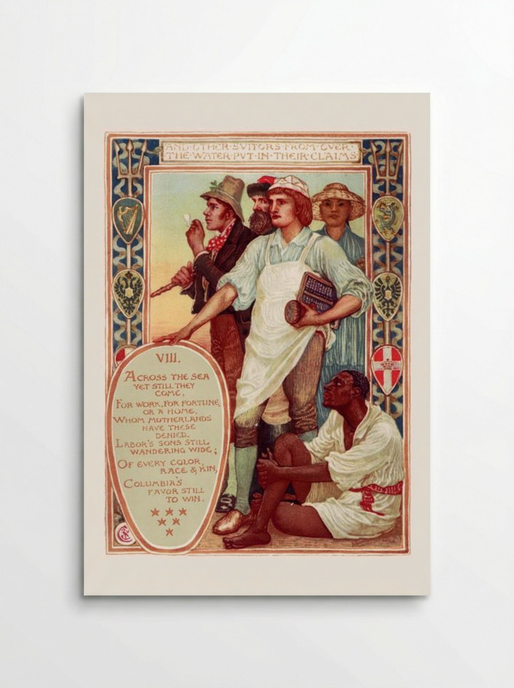 Suitors - Walter Crane - Poster