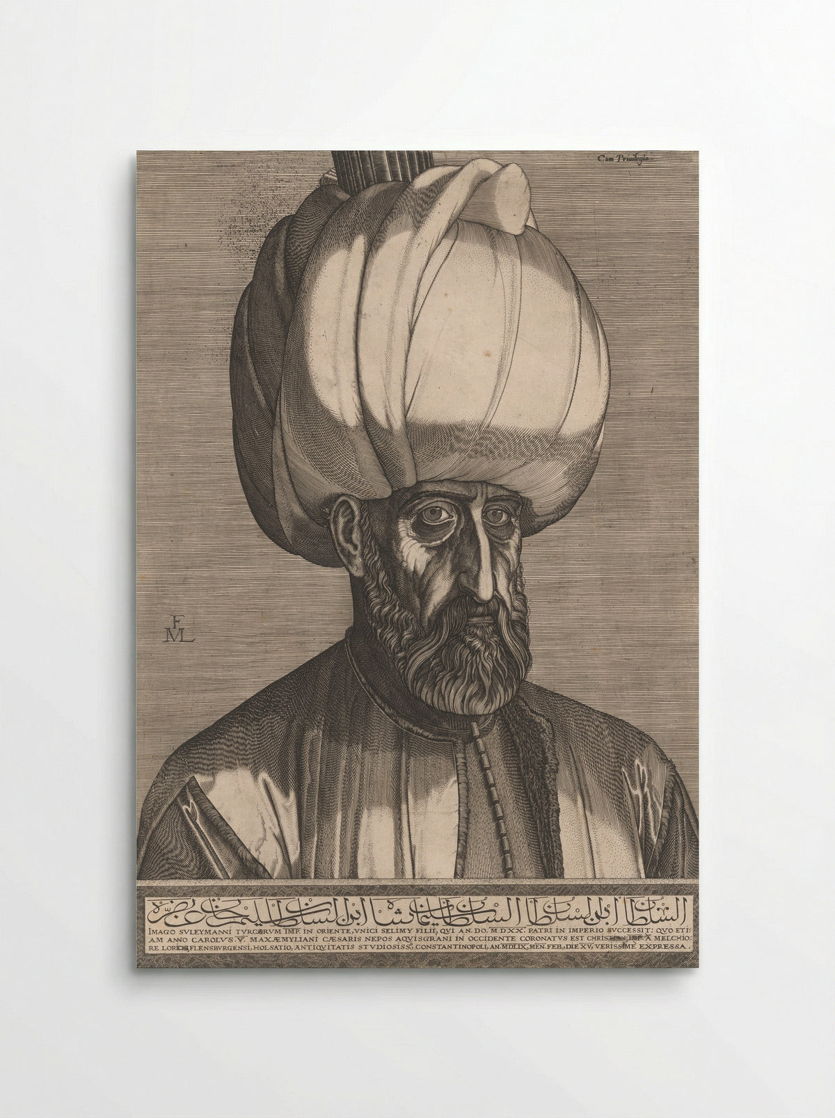 Suleiman the Magnificent - Melchior Lorck - Poster