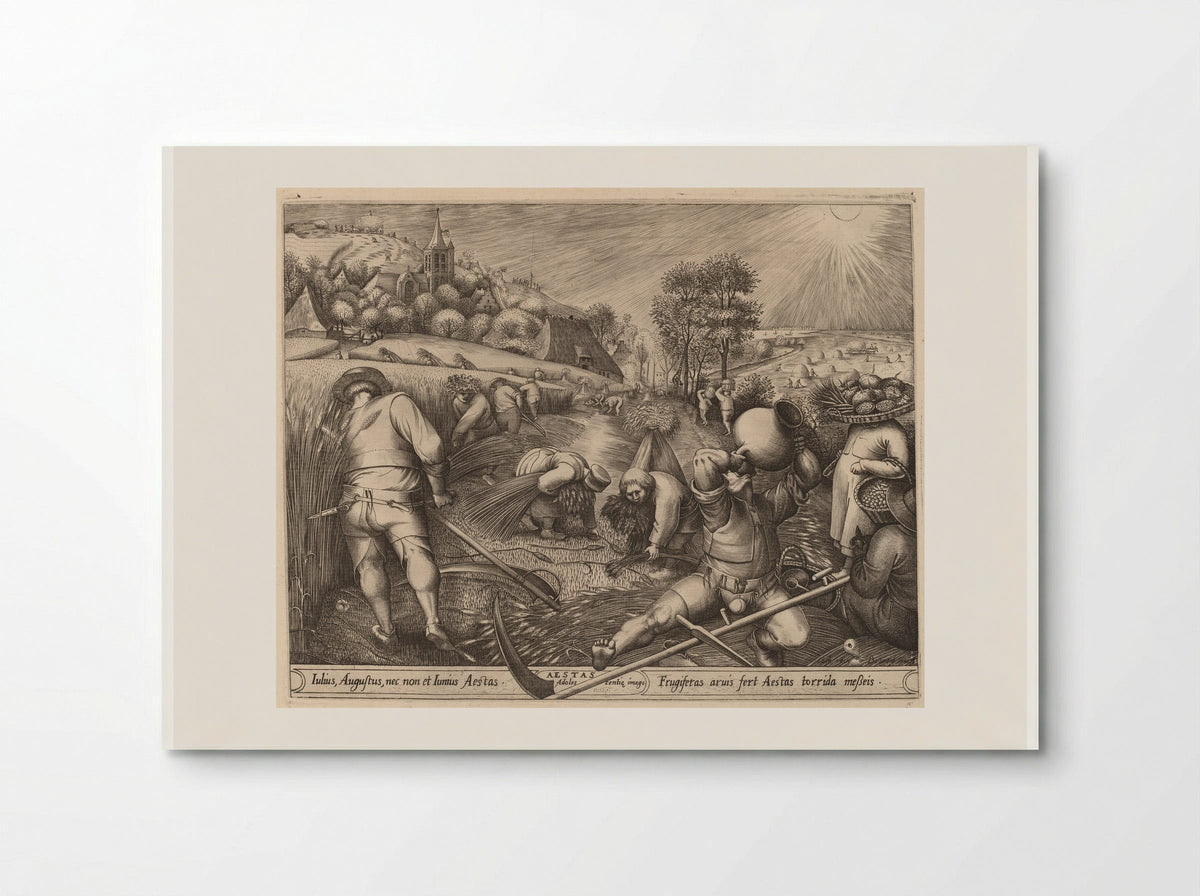 Summer (Aestas) - Pieter Bruegel the Elder - Poster