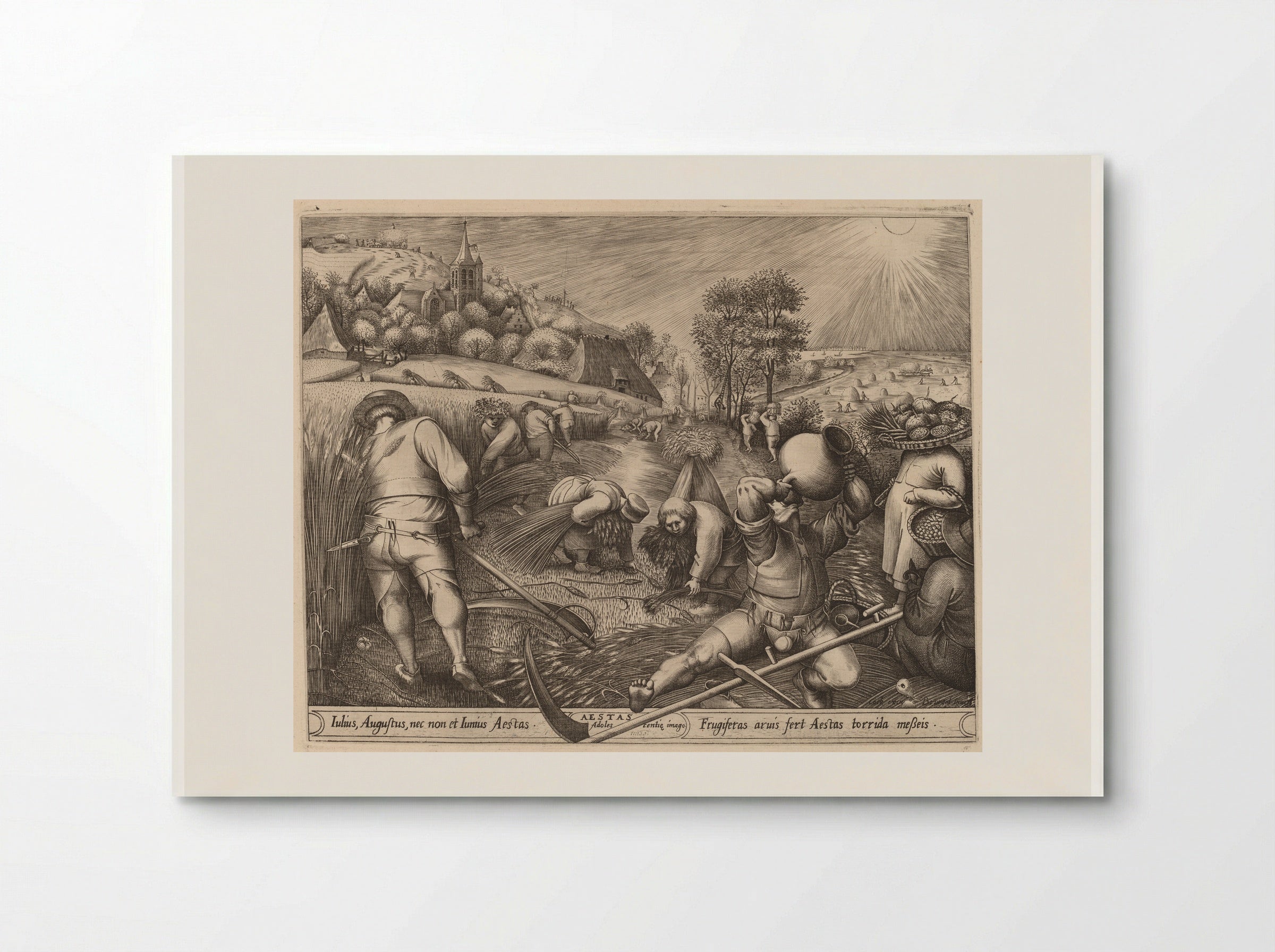 Summer (Aestas) - Pieter Bruegel the Elder - Poster