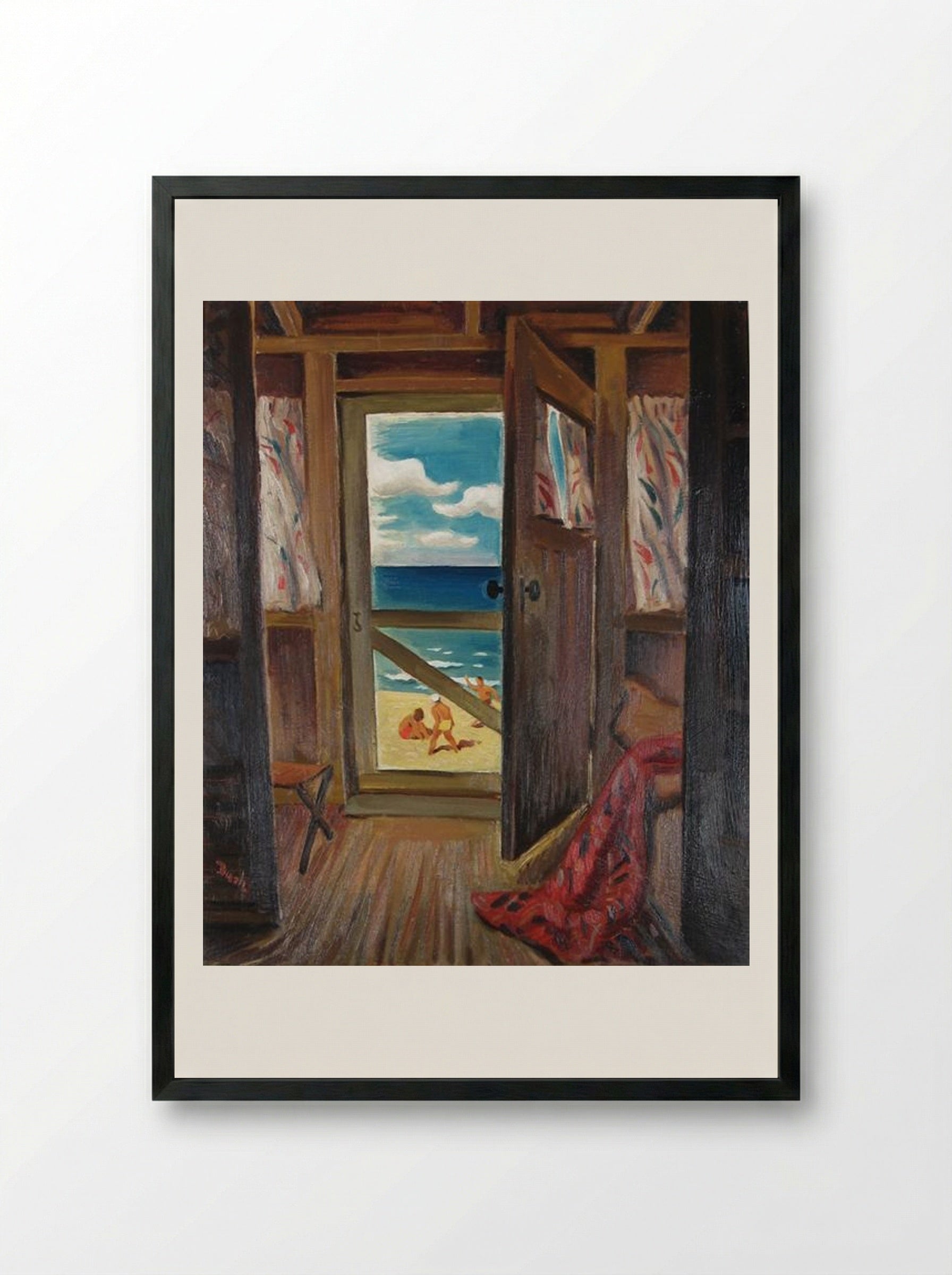 Summer Cottage - Jack Bush - Framed Print Black
