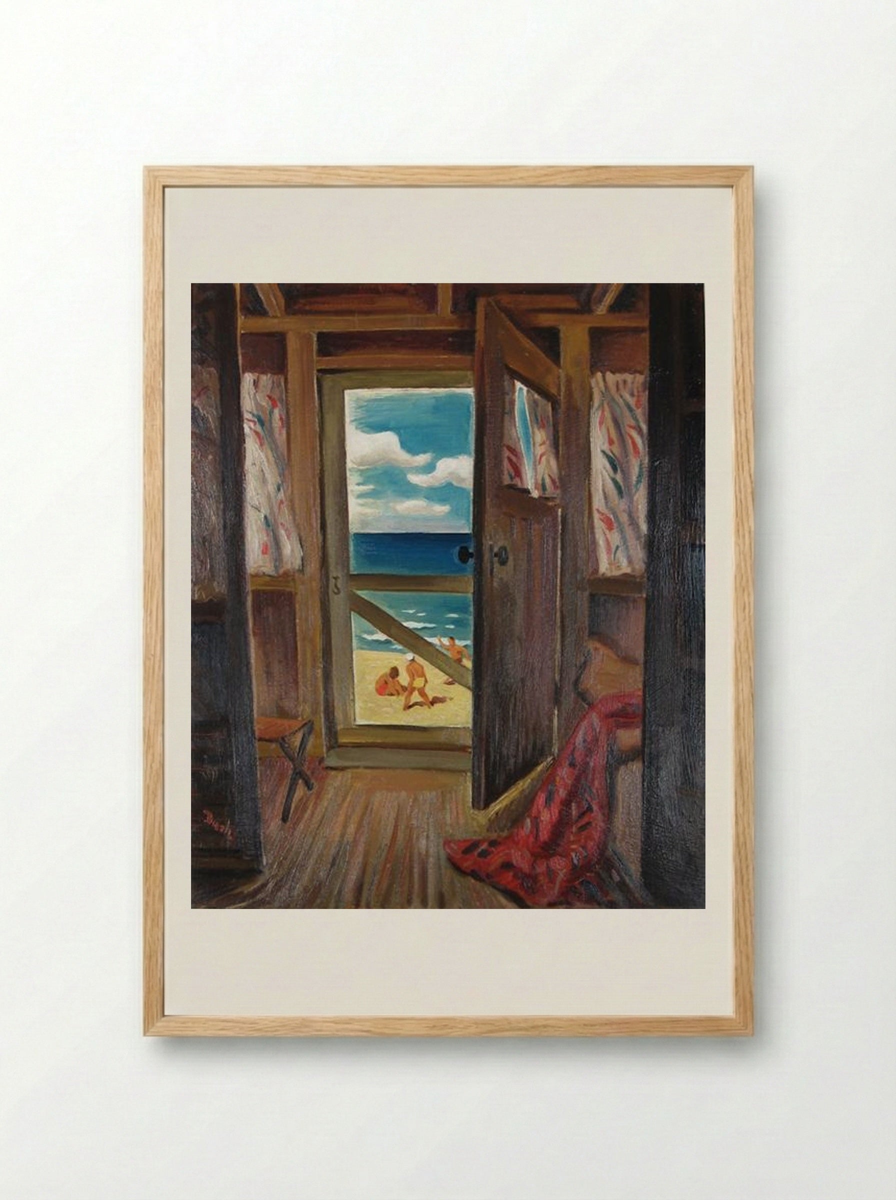 Summer Cottage - Jack Bush - Framed Print Wood