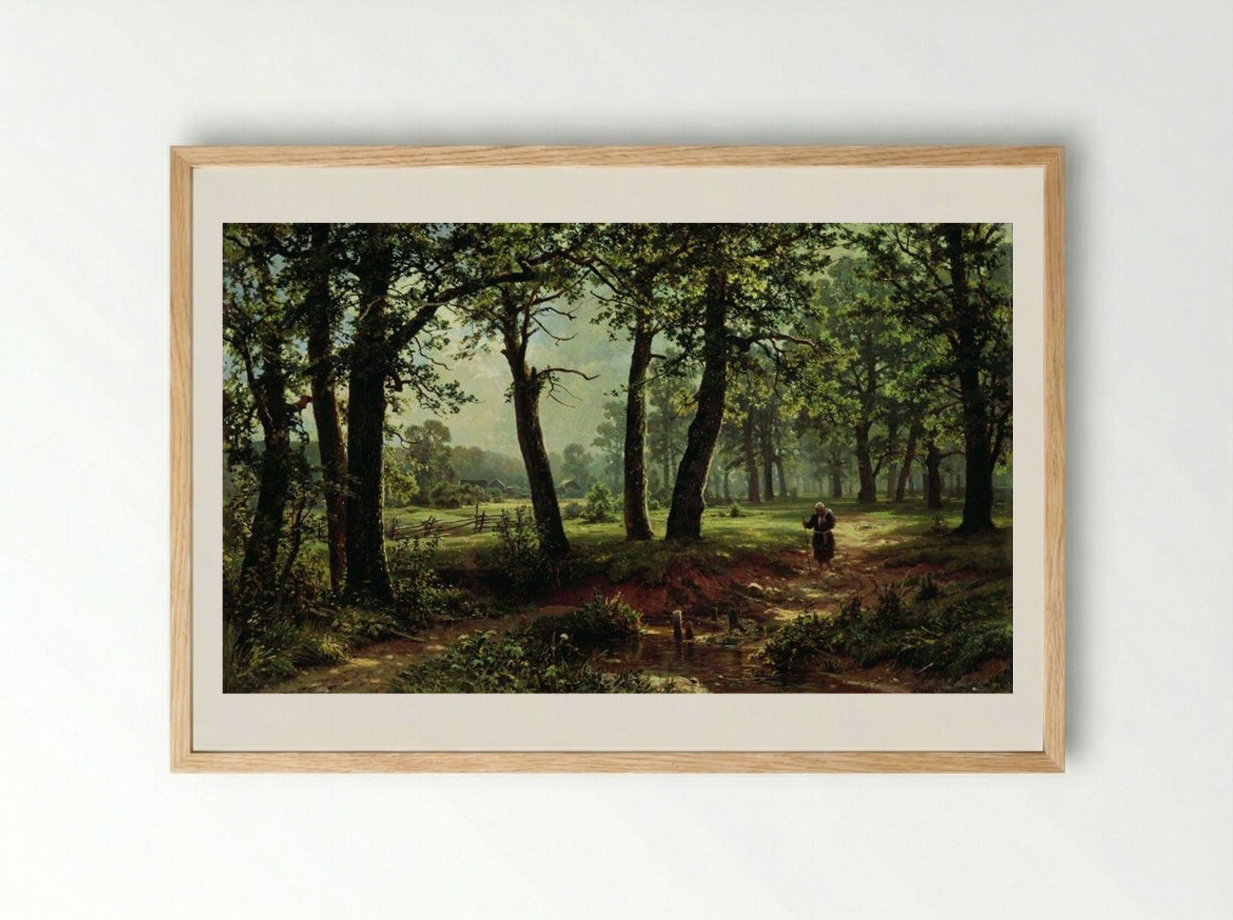 Summer Day - Ivan Shishkin - Framed Print Wood