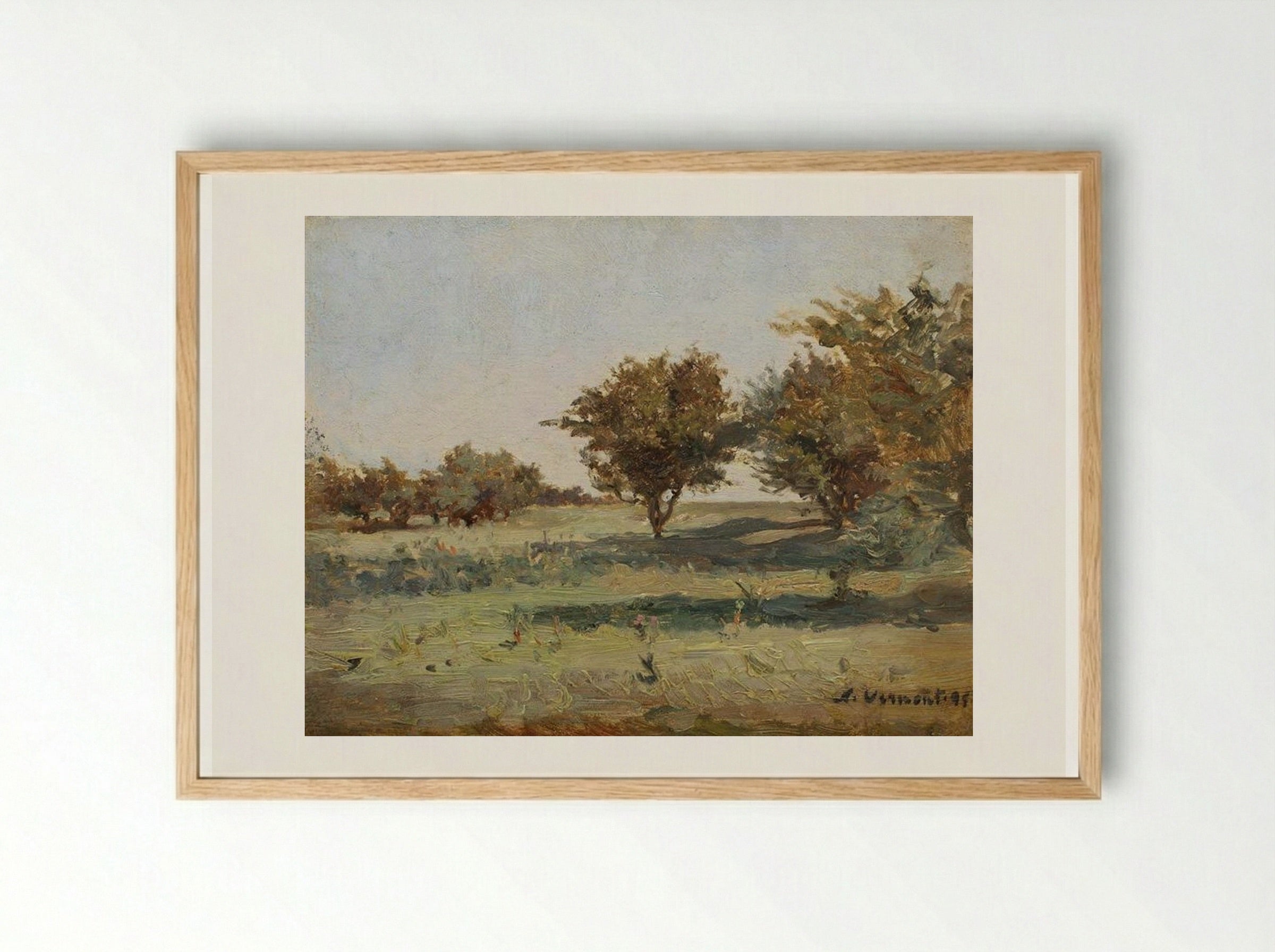 Summer Day - Nicolae Vermont - Framed Print Wood
