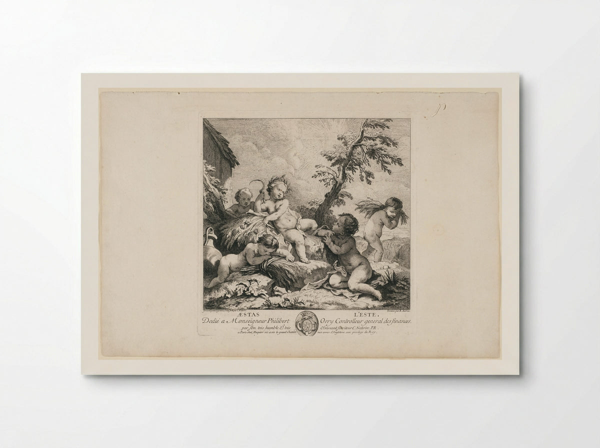 Summer (L'Eté) - Charles-Joseph Natoire - Poster