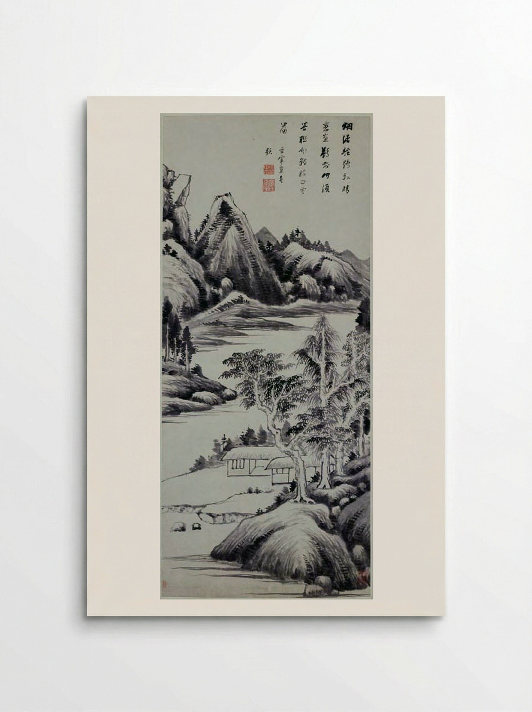 Summer Landscape - Dong Qichang - Poster