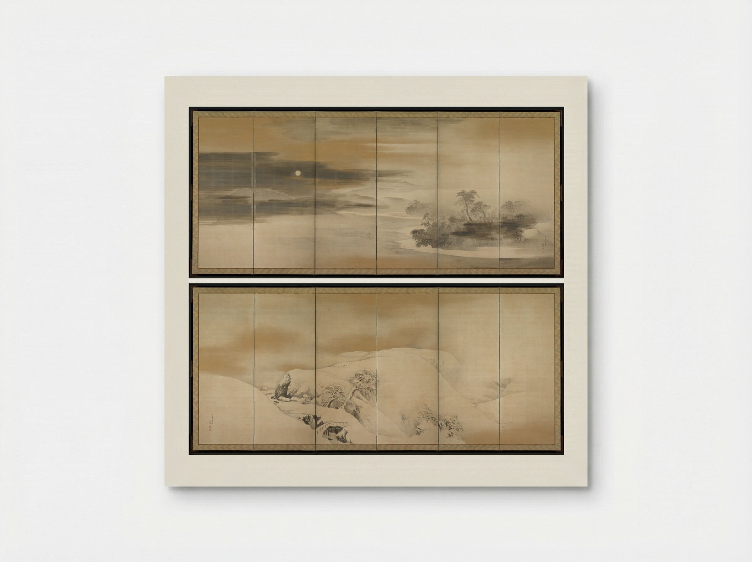 Summer Night; Winter Day - Maruyama Ōkyo - Poster
