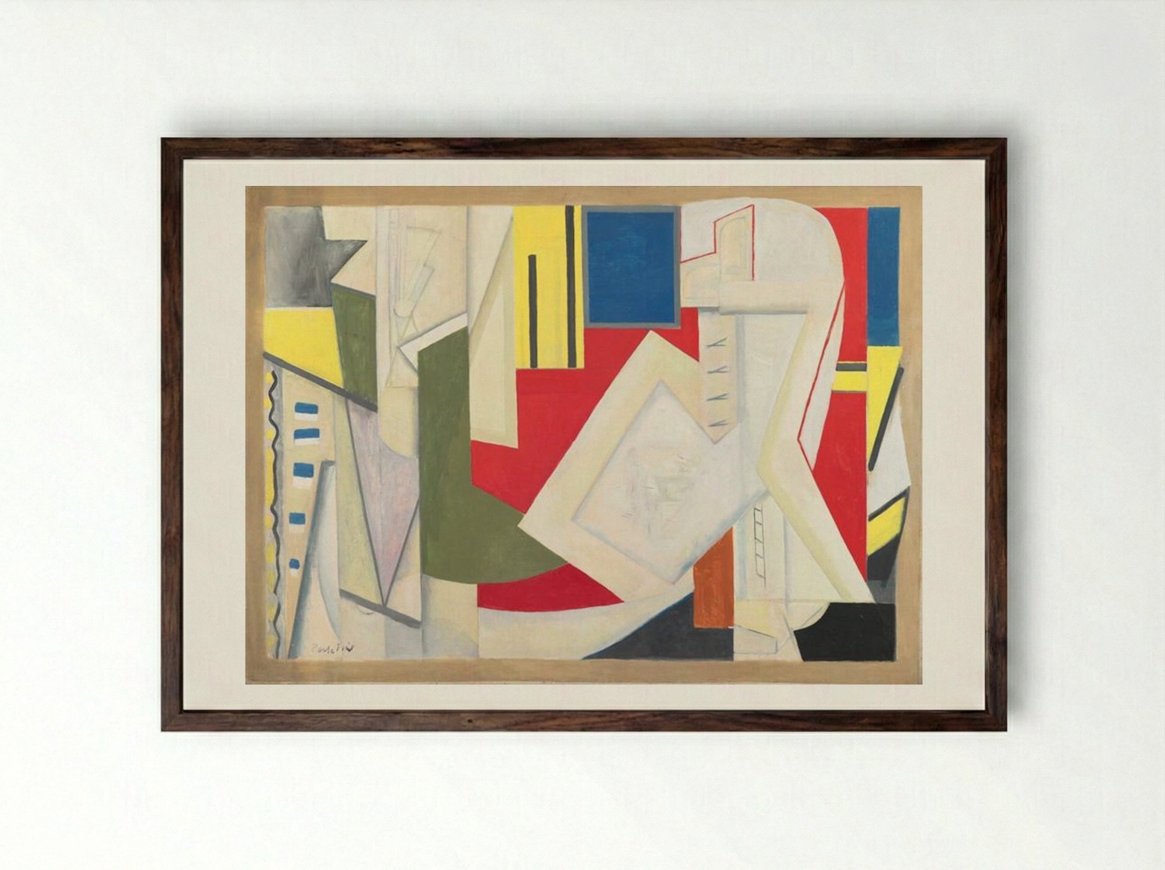 Summer Studio #2 - Perle Fine - Framed Print Dark Wood
