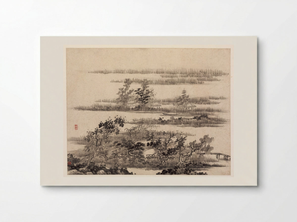 Summer in the Water Country - Gong Xian - Poster