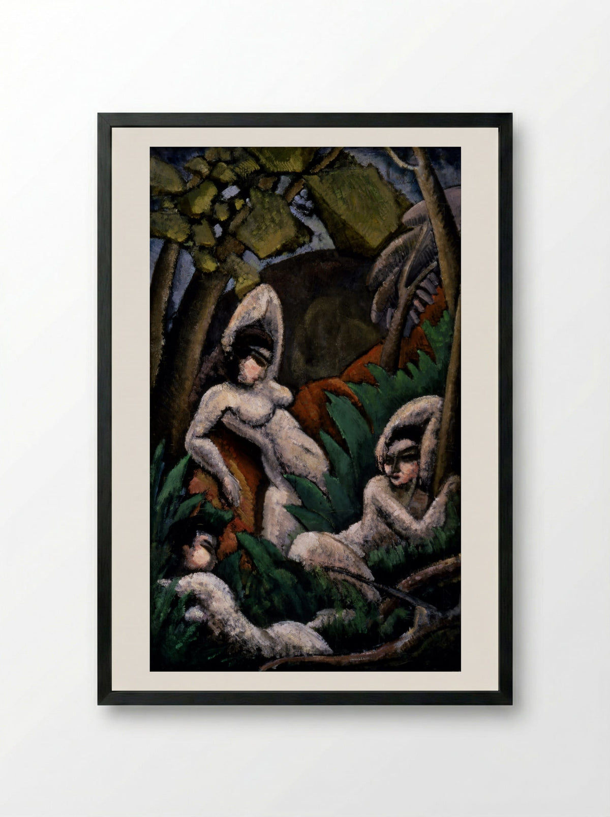 Summer - Max Weber - Framed Print Black
