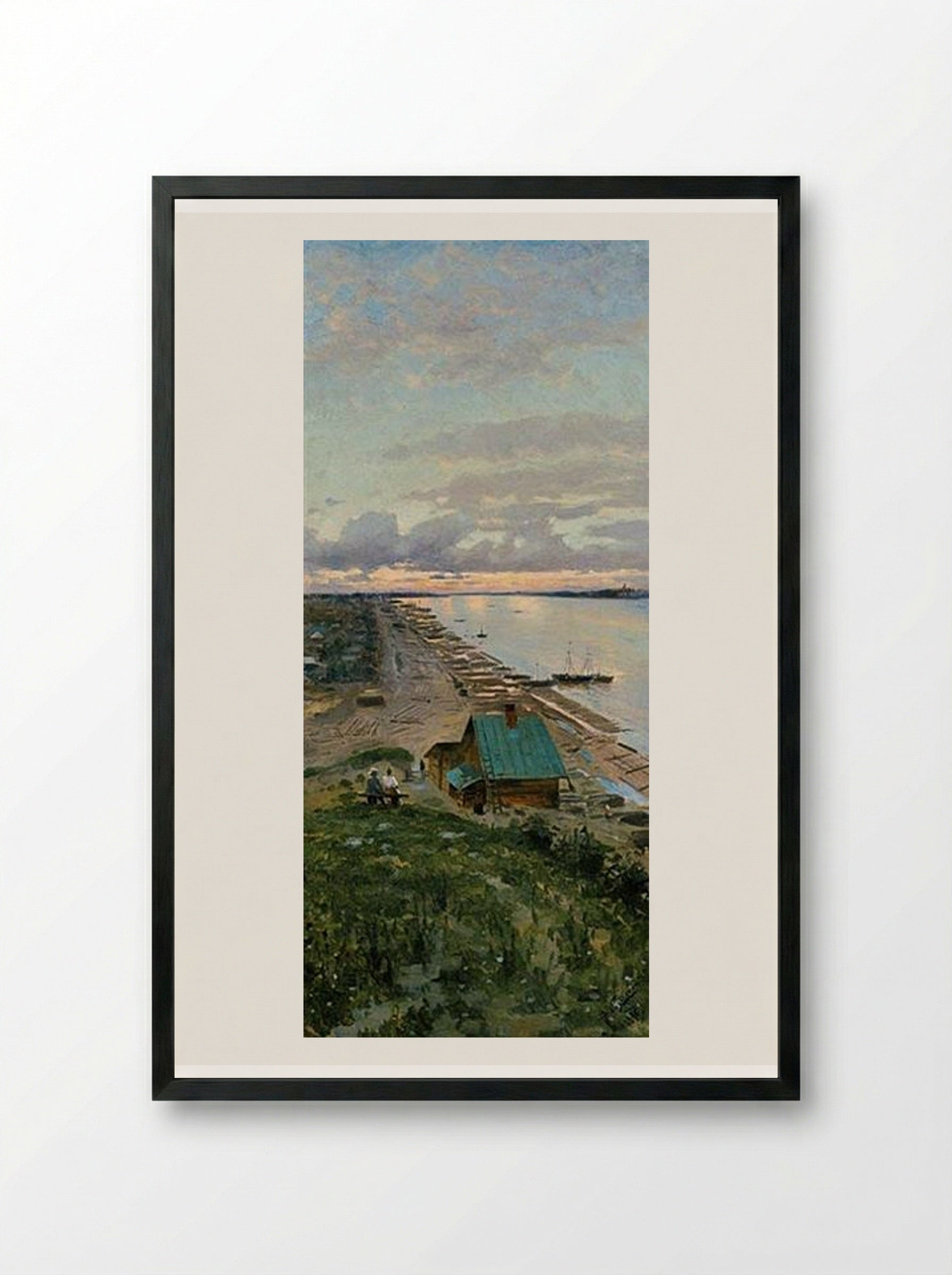 Summer - Vladimir Makovsky - Framed Print Black
