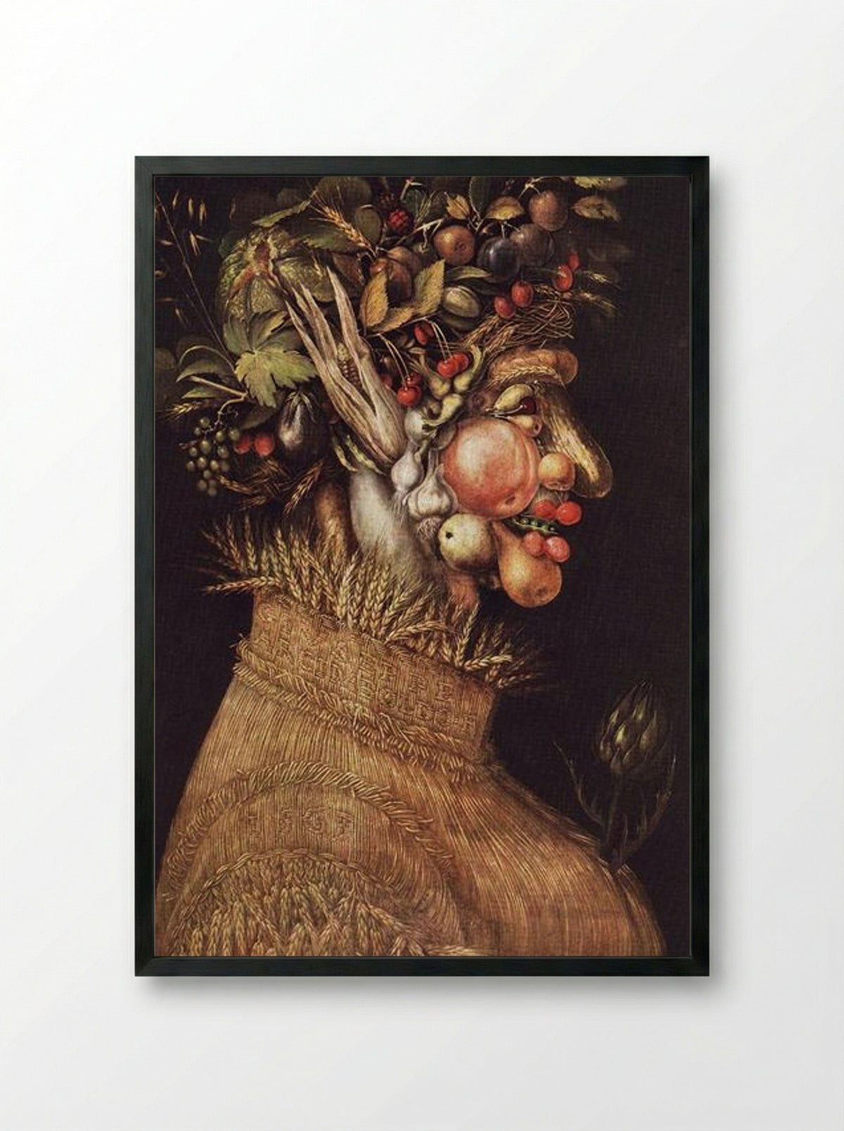 Summer - Giuseppe Arcimboldo - Framed Print Black