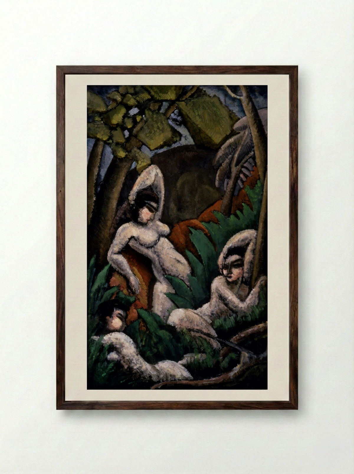 Summer - Max Weber - Framed Print Dark Wood